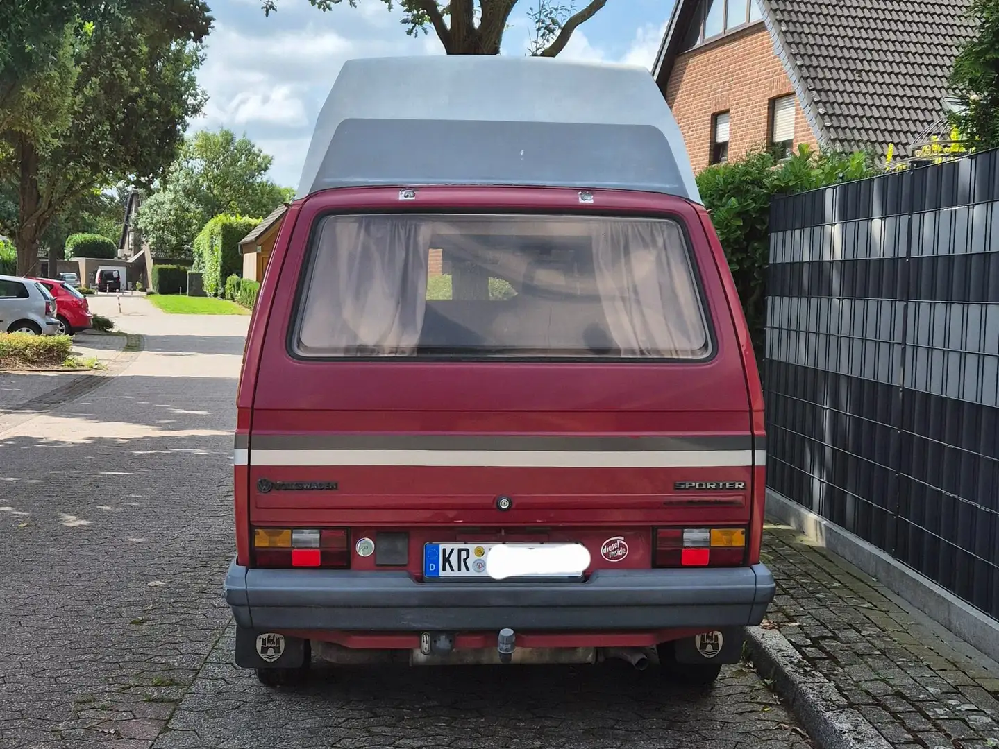 Volkswagen T3 Transporter 251 Roşu - 2