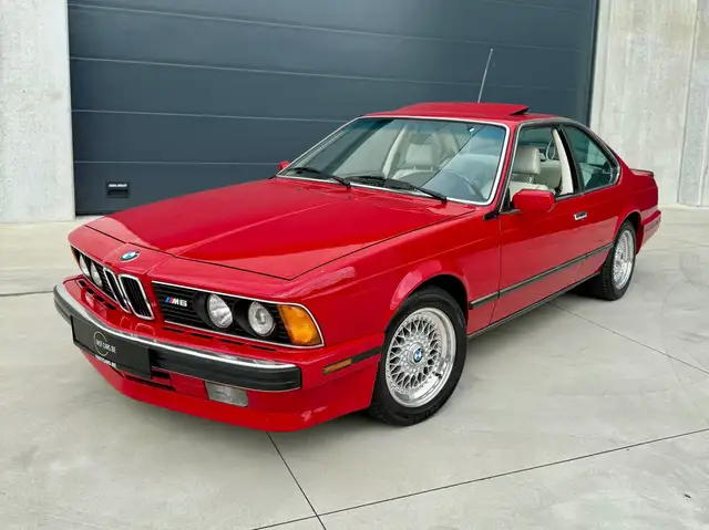 BMW 635 E24 M6 - Manueel - Zinnoberrot - BBS