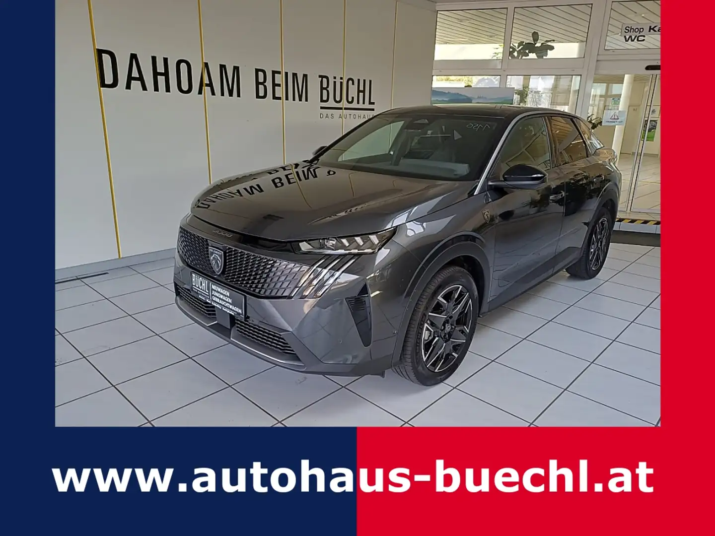 Peugeot 3008 Hybrid 145 e-DCS6 GT Grau - 1