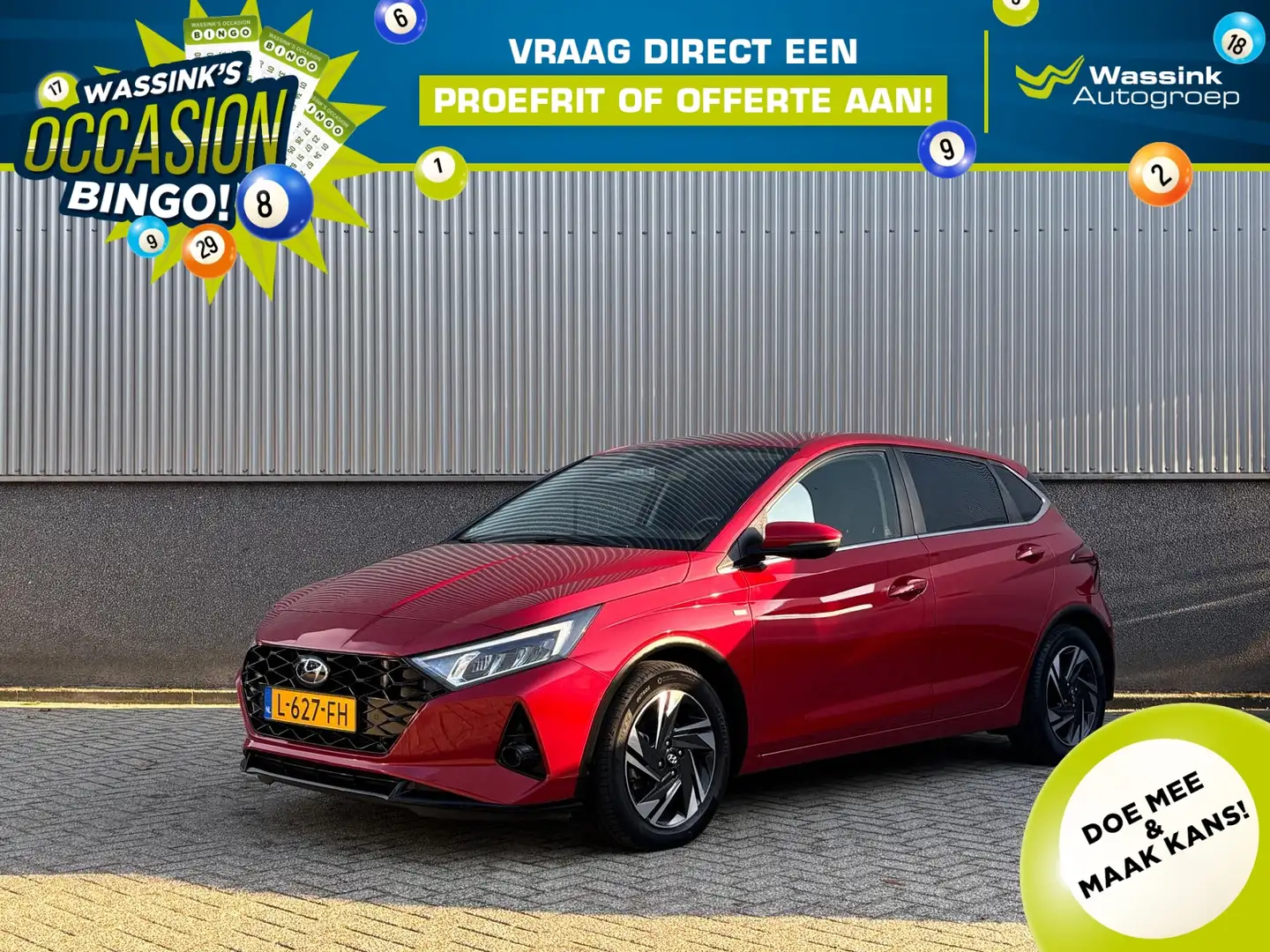 Hyundai i20 1.0 T-GDI 48V 100PK 7DCT Premium | Automaat | Appl Rouge - 1