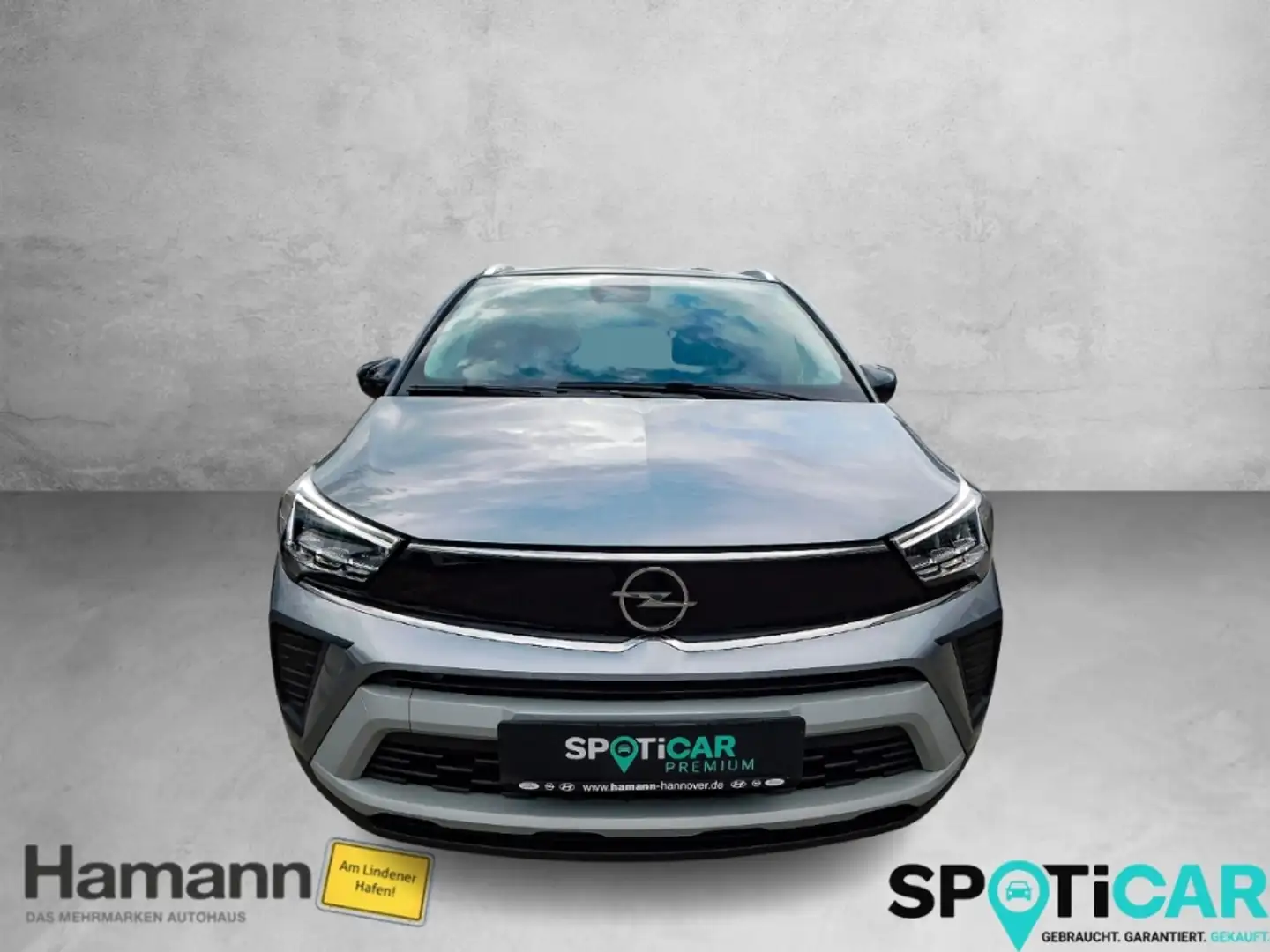 Opel Crossland Elegance 1.2 Turbo Automatik Panoramadach Kamera A Grau - 2