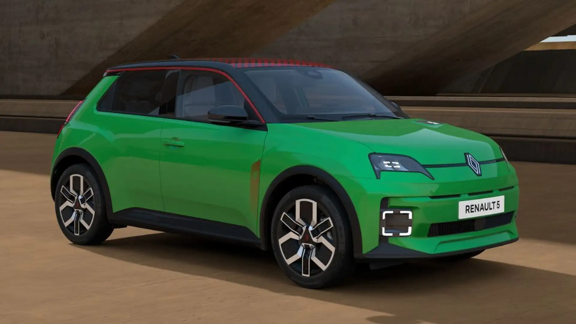 Renault R 5 E-Tech 100% elektr. Techno 120 Urban Rangege Grün - 1