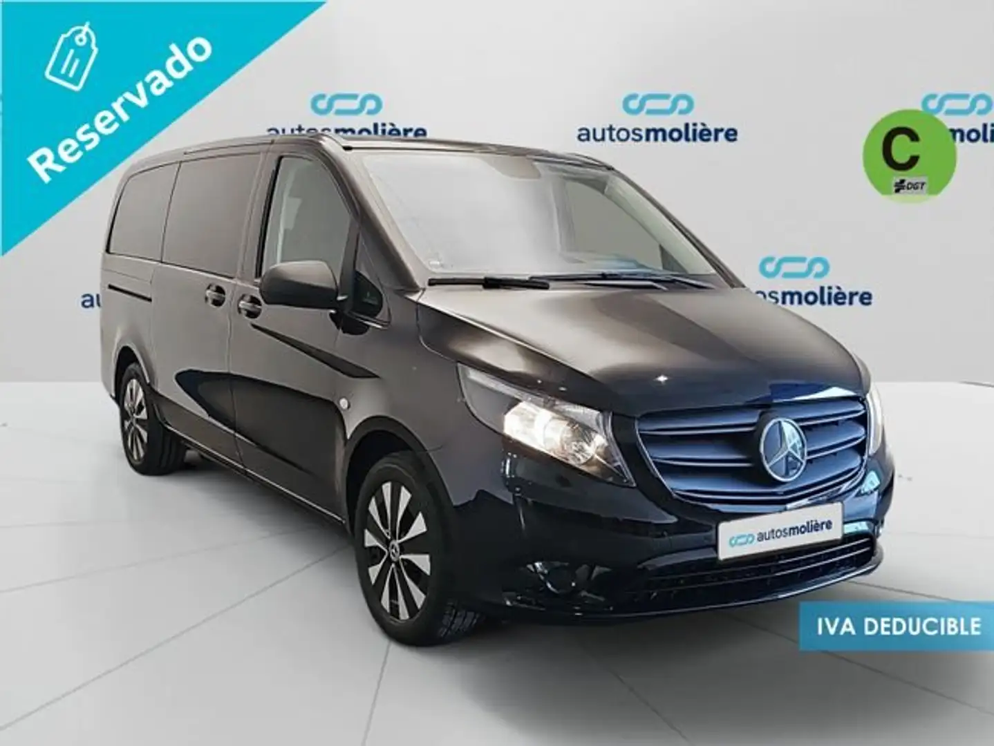 Mercedes-Benz V 220 220d Compacto Rise 7G Tronic Zwart - 2