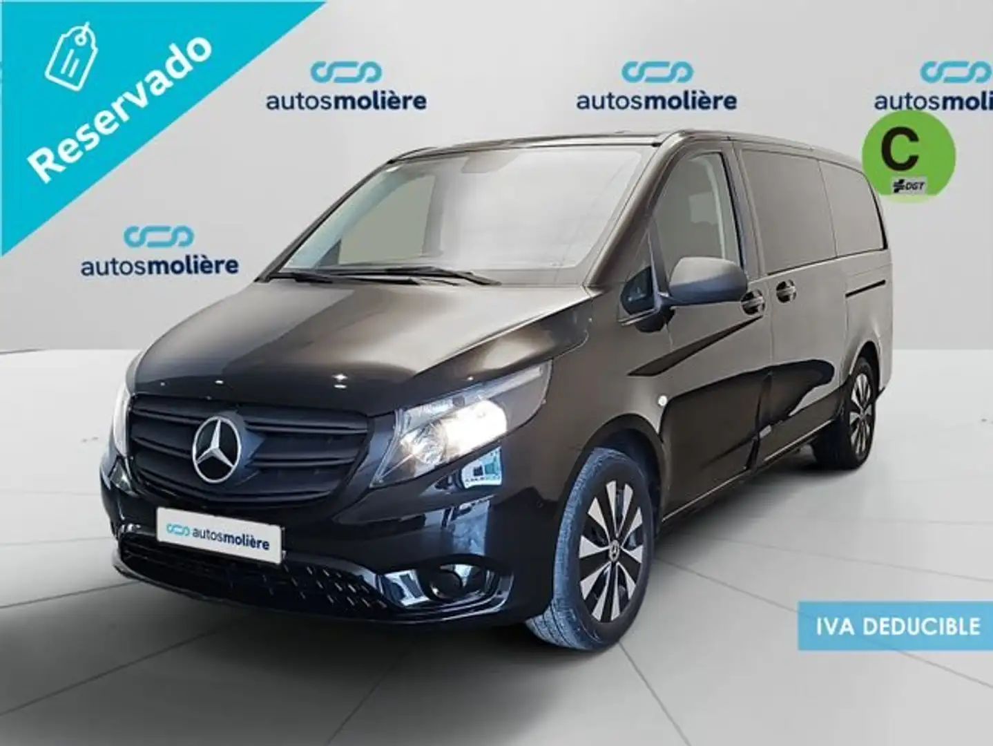 Mercedes-Benz V 220 220d Compacto Rise 7G Tronic Zwart - 1