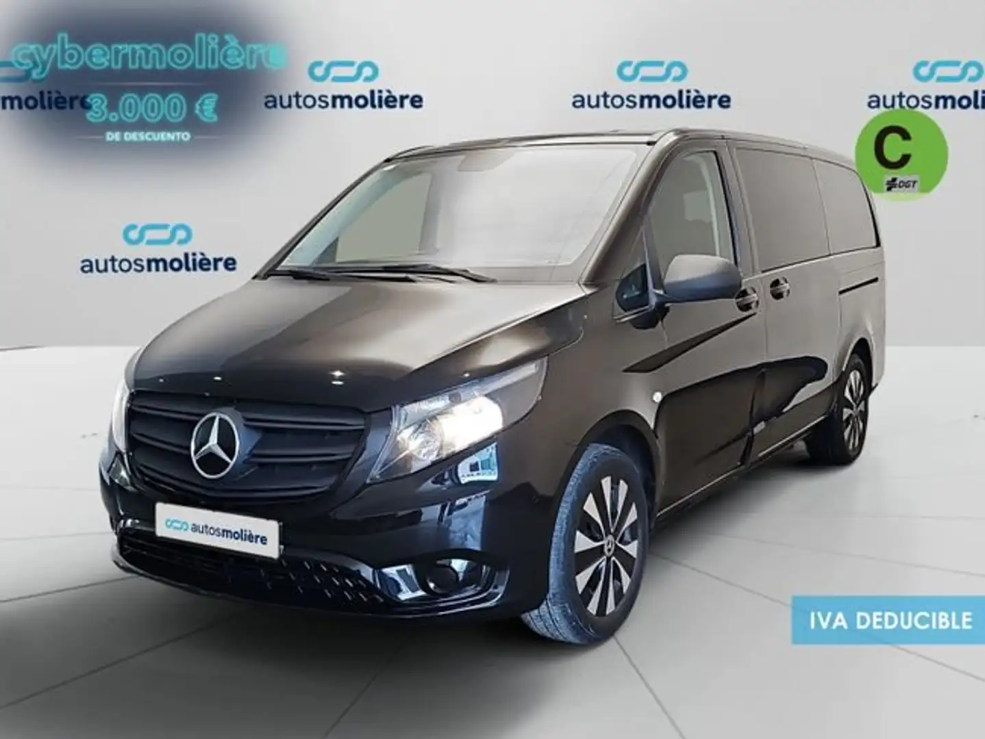 Mercedes-Benz V 220 220d Compacto Rise 7G Tronic Zwart - 1