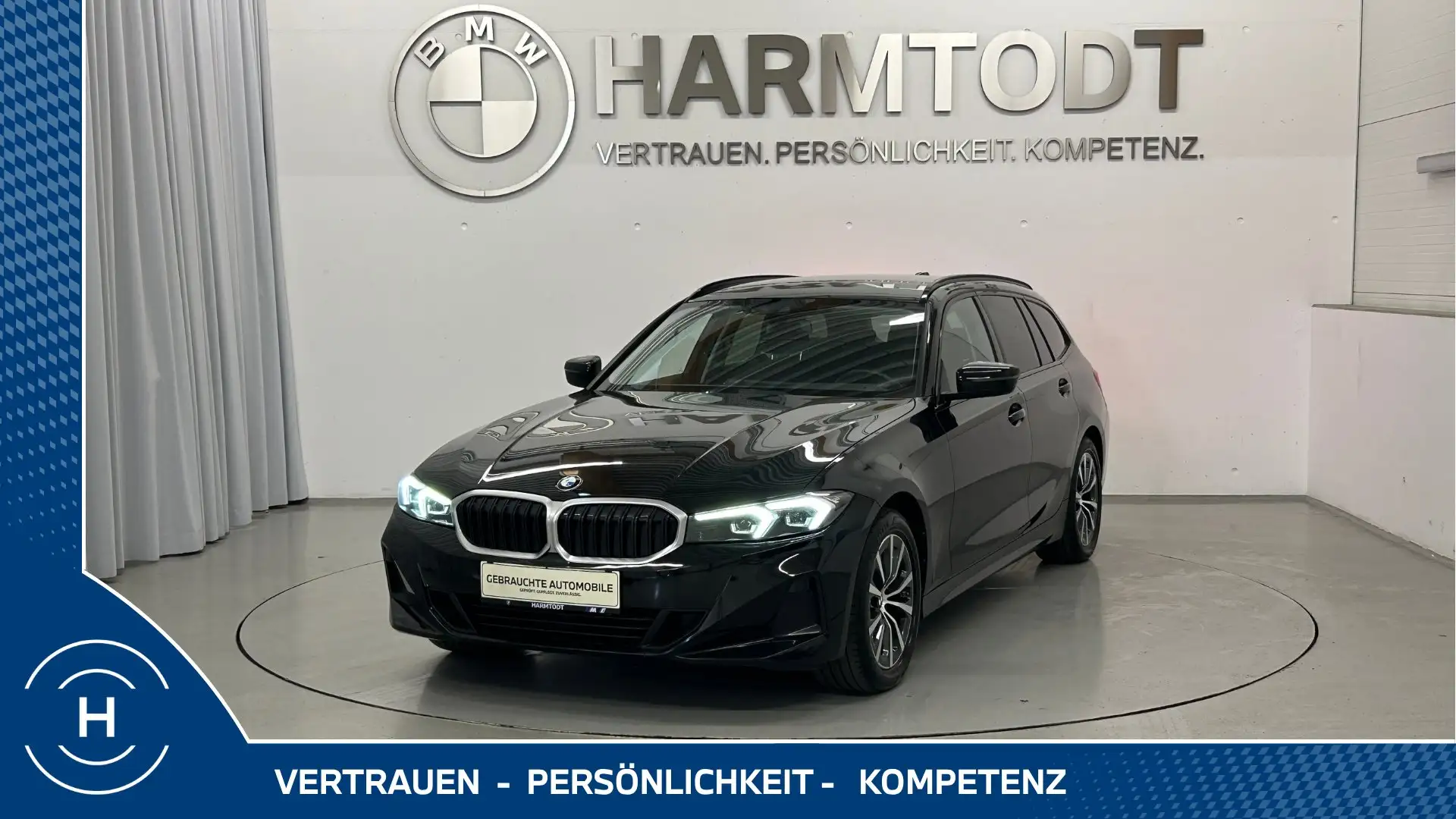 BMW 318 d *LED / SHZ / AHK* Schwarz - 1