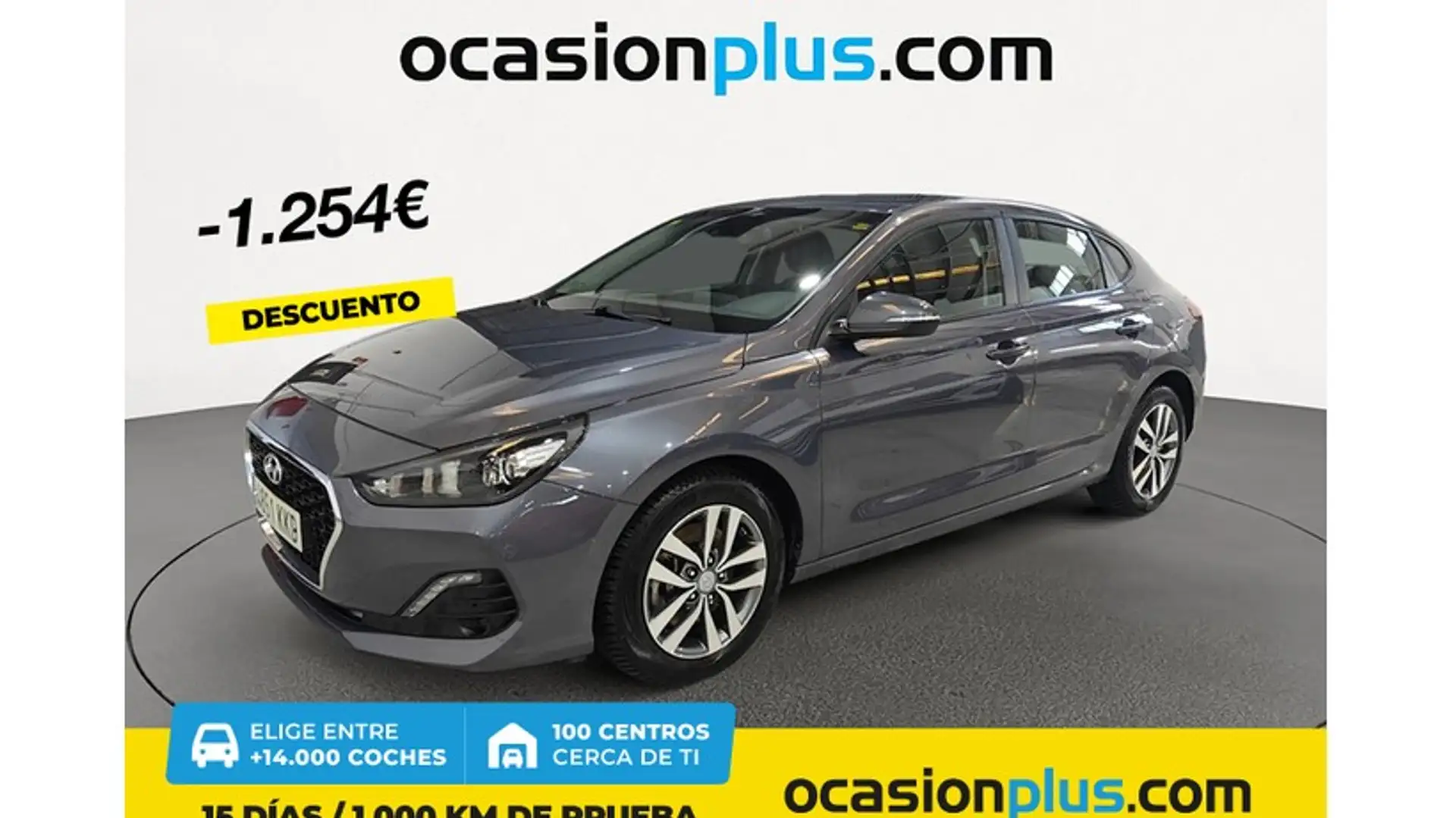 Hyundai i30 FB 1.0 TGDI Link 120 Gris - 1
