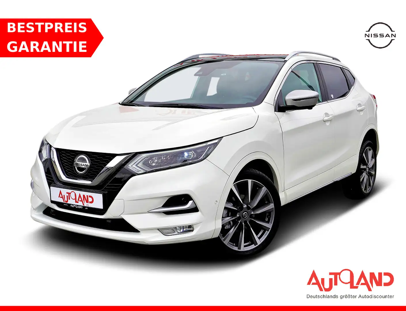 Nissan Qashqai 1.3 DIG-T BOSE PANO LED LEDER KAMERA Blanc - 1