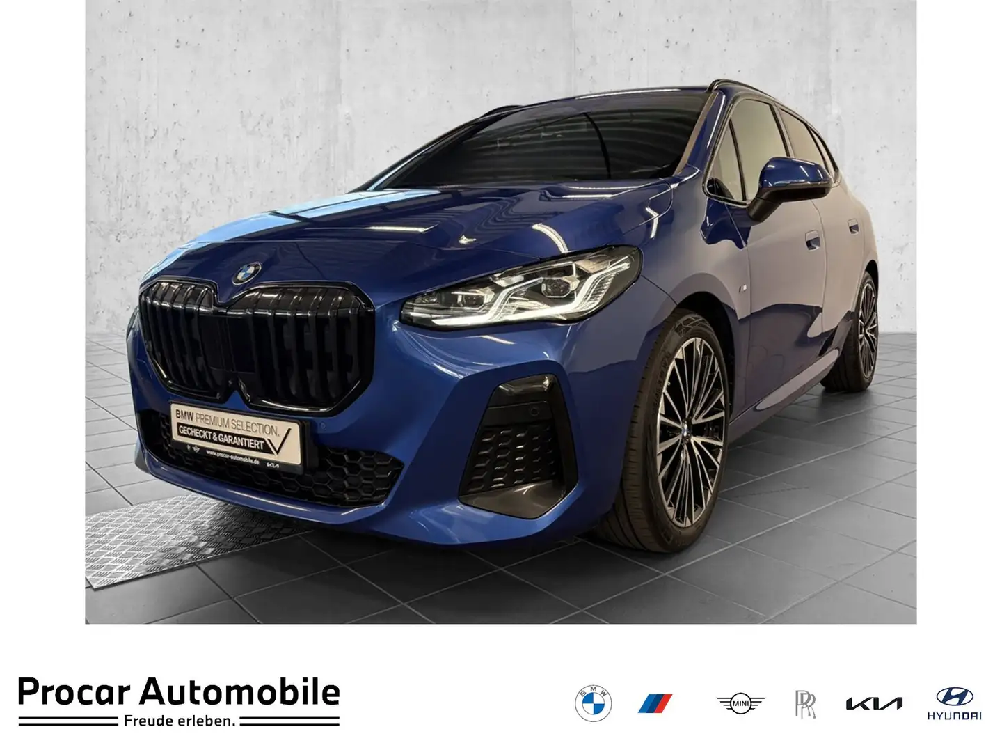 BMW 223 d xDrive M Sport HUD PANO ACC AHK RFK NAVI Modrá - 1