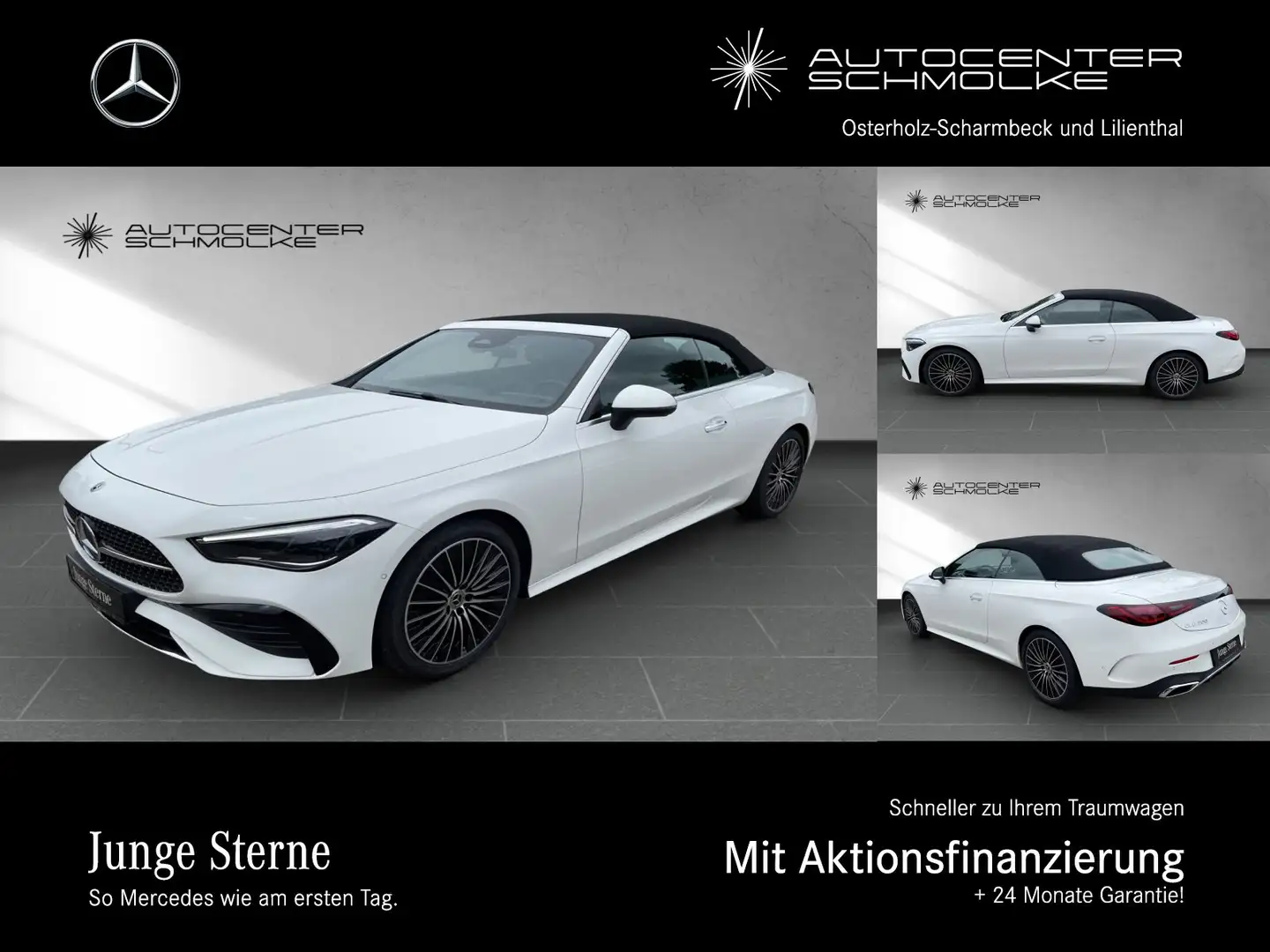 Mercedes-Benz CLE 200 CLE 200 Cabrio AMG*DISTRONIC*MEMORY*KAMERA*MBUX* Weiß - 1