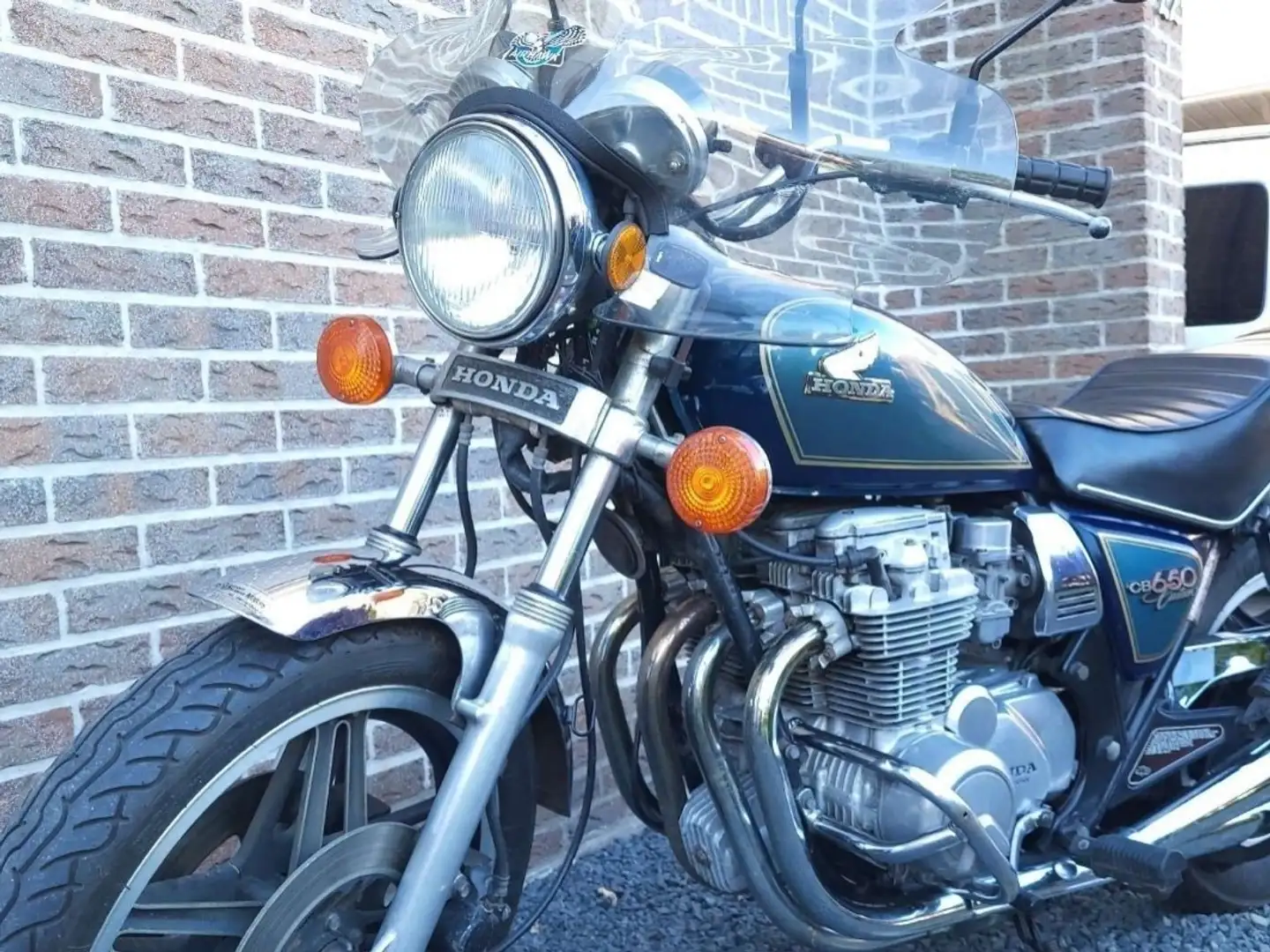 Honda CB 650 Custom - 1981 Bleu - 2