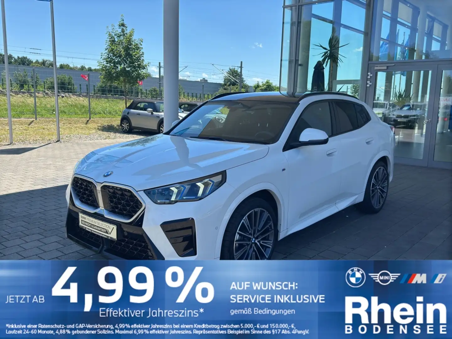 BMW X2 sDrive20d M Sport Pano 360° ACC Ad.LED HeadUP Weiß - 1