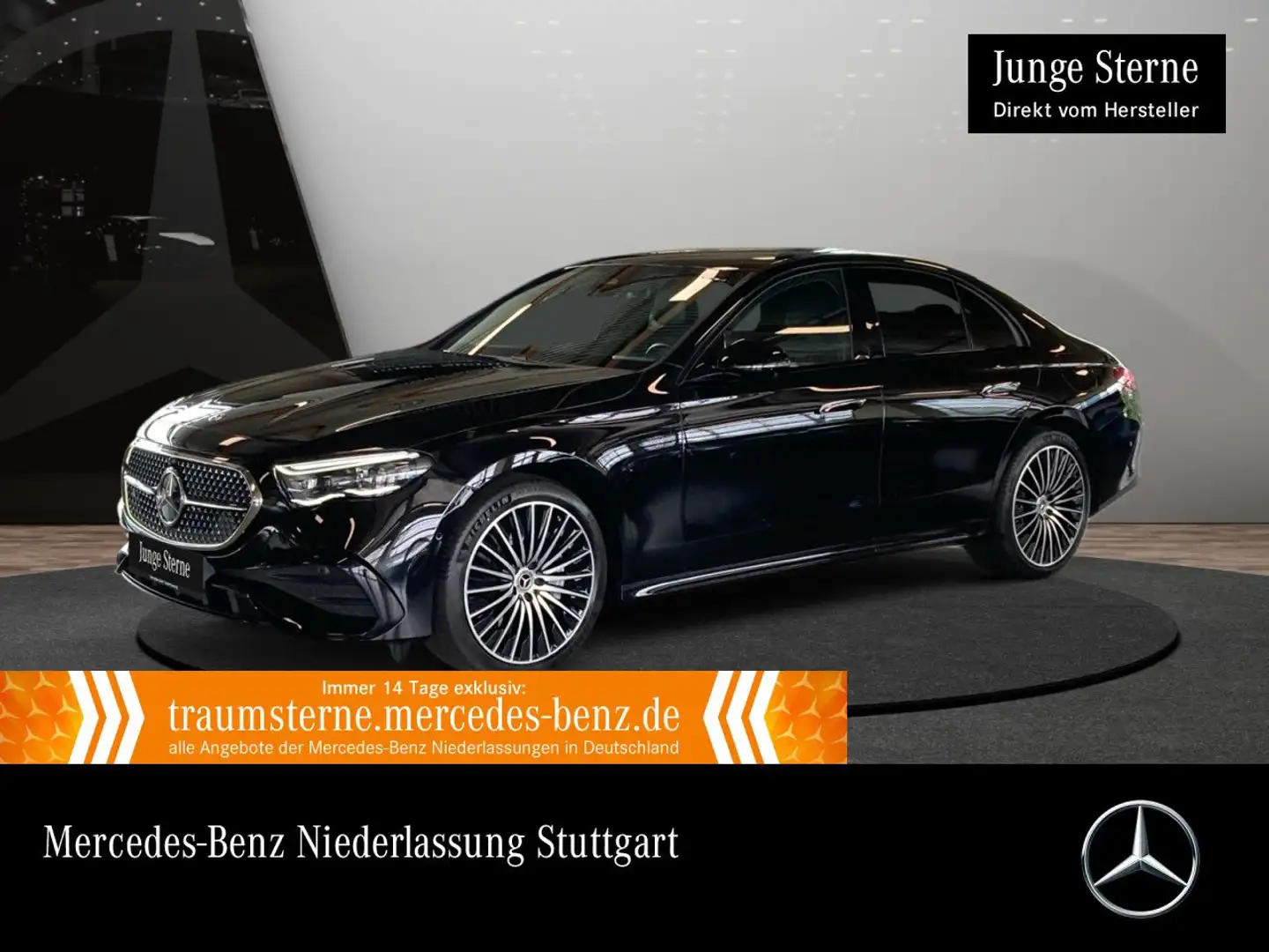 Mercedes-Benz E 400 e 4M AMG 360° Burmester Distr. Sitzklima PTS Noir - 1