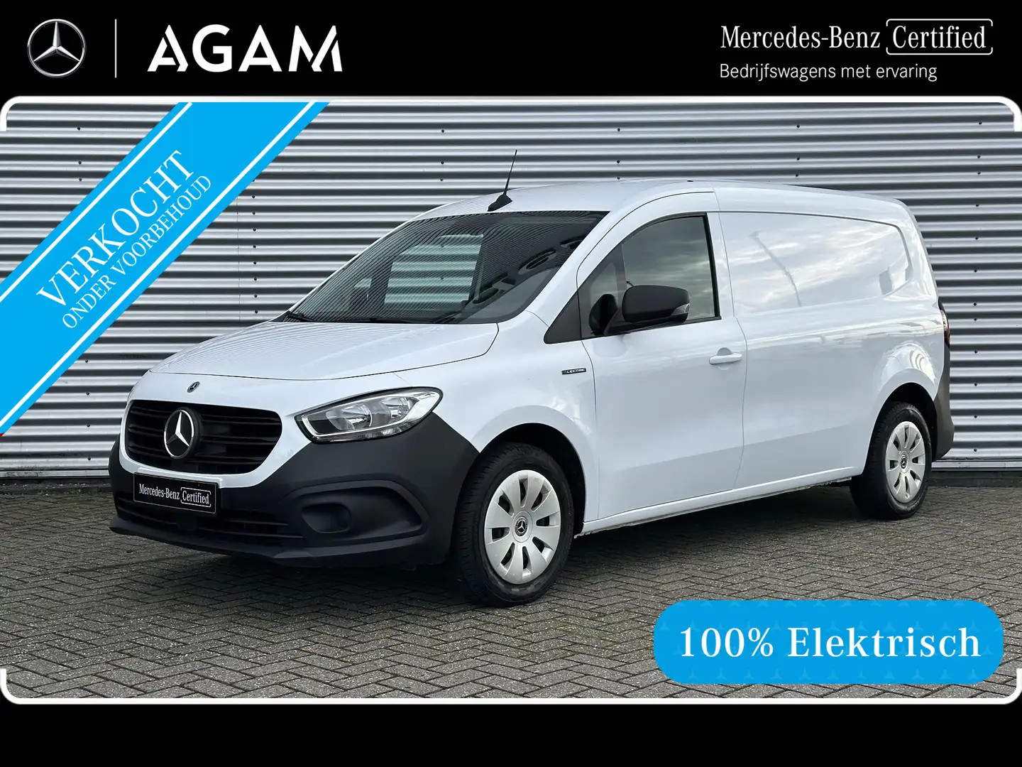Mercedes-Benz Citan eCitan L2 Pro-Edition Airco Navigatie 51 kWh Wltp Blanc - 1