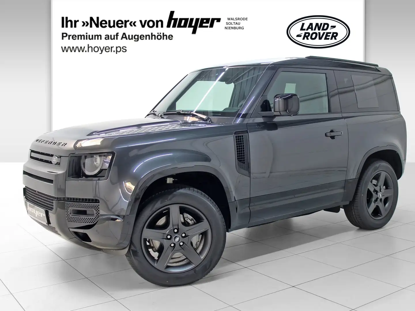 Land Rover Defender 90 X-Dynamic SE AHK Black Pack DAB LED Grau - 2
