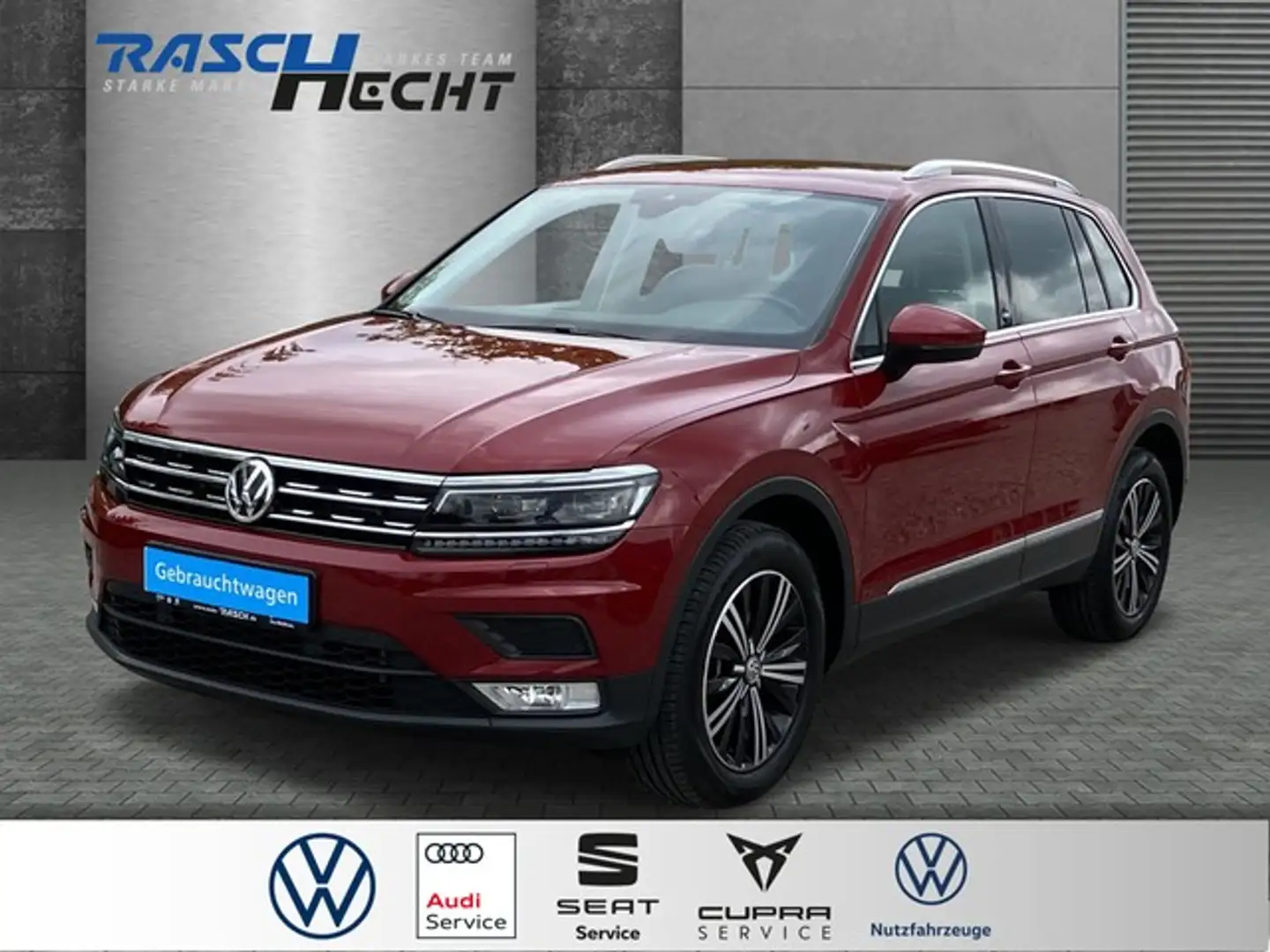 Volkswagen Tiguan Sound 2.0 TSI DSG 4MOTION*LED*NAVI*SHZ* Rouge - 1