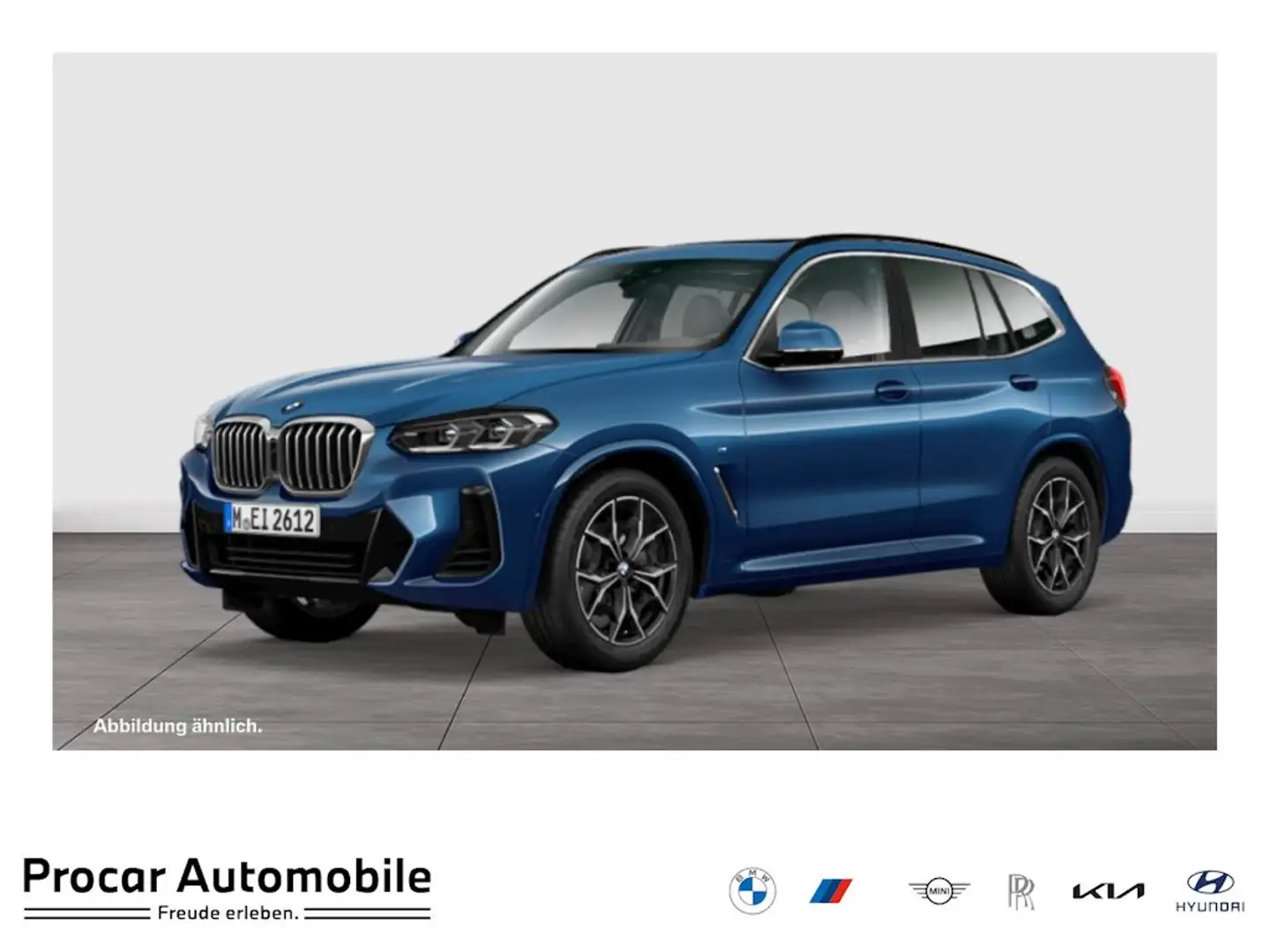 BMW X3 xDrive20d M SPORT+AHK+PANO+PA PLUS+HiFi Blau - 1