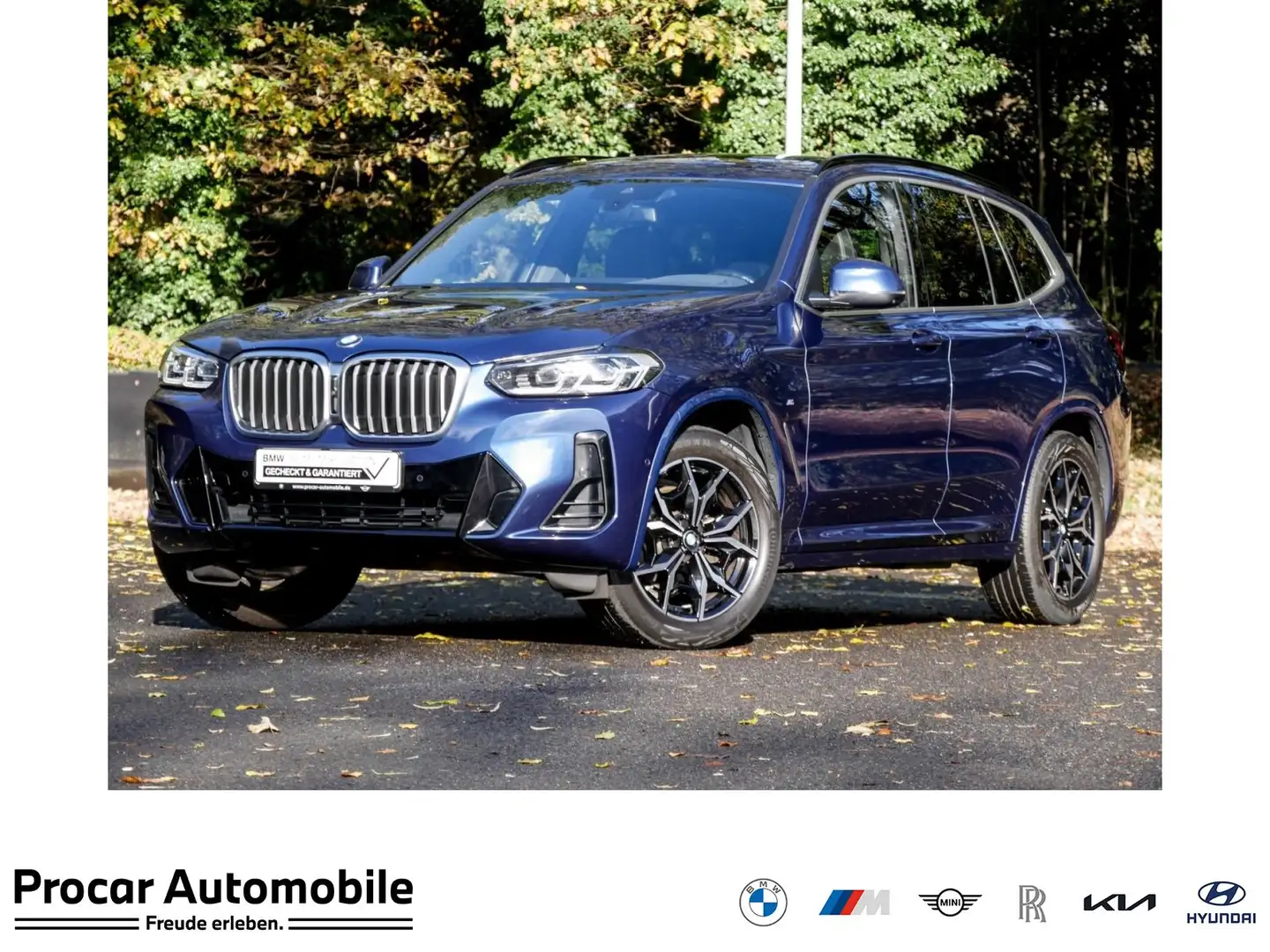 BMW X3 xDrive20d M SPORT+AHK+PANO+8-FACHBER.+PA PLUS Blau - 1