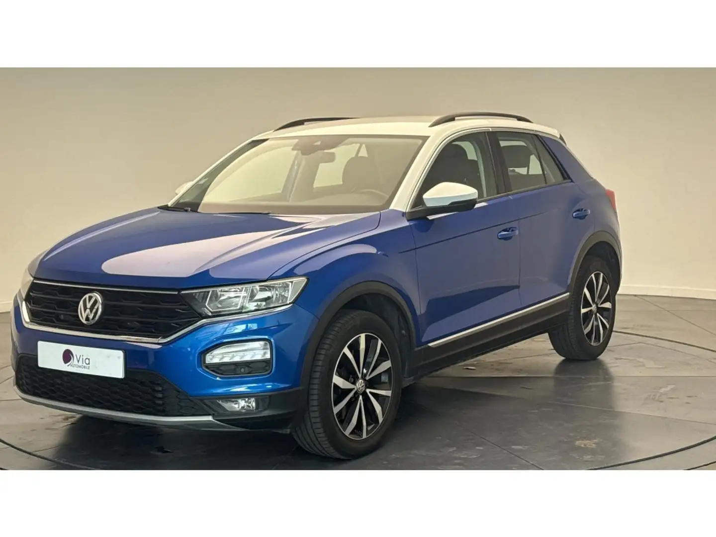 Volkswagen T-Roc VOLKSWAGEN T-ROC 2.0 TDI - 150 Lounge Bleu - 1