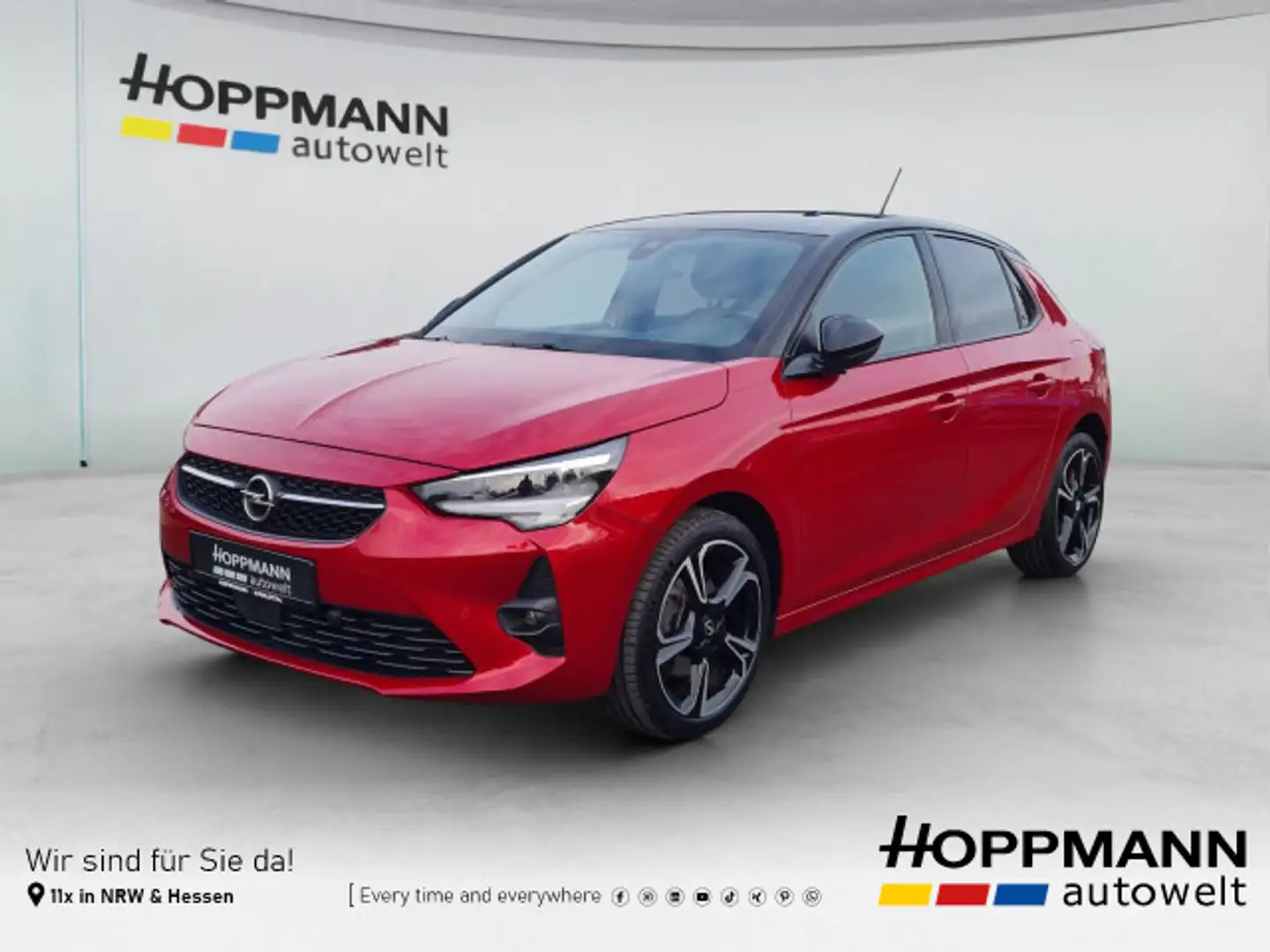 Opel Corsa GS *PDC*Kamera*LHZ*SHZ Rouge - 1