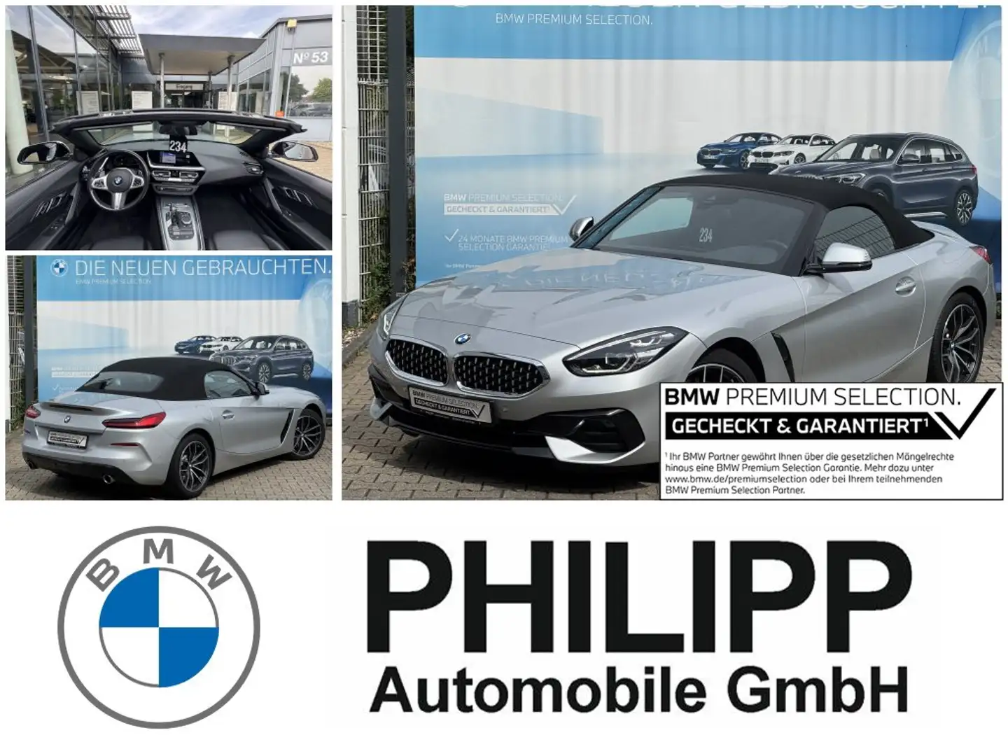 BMW Z4 sDrive20i Sport Line Kamera M-Sportsitze Grigio - 1