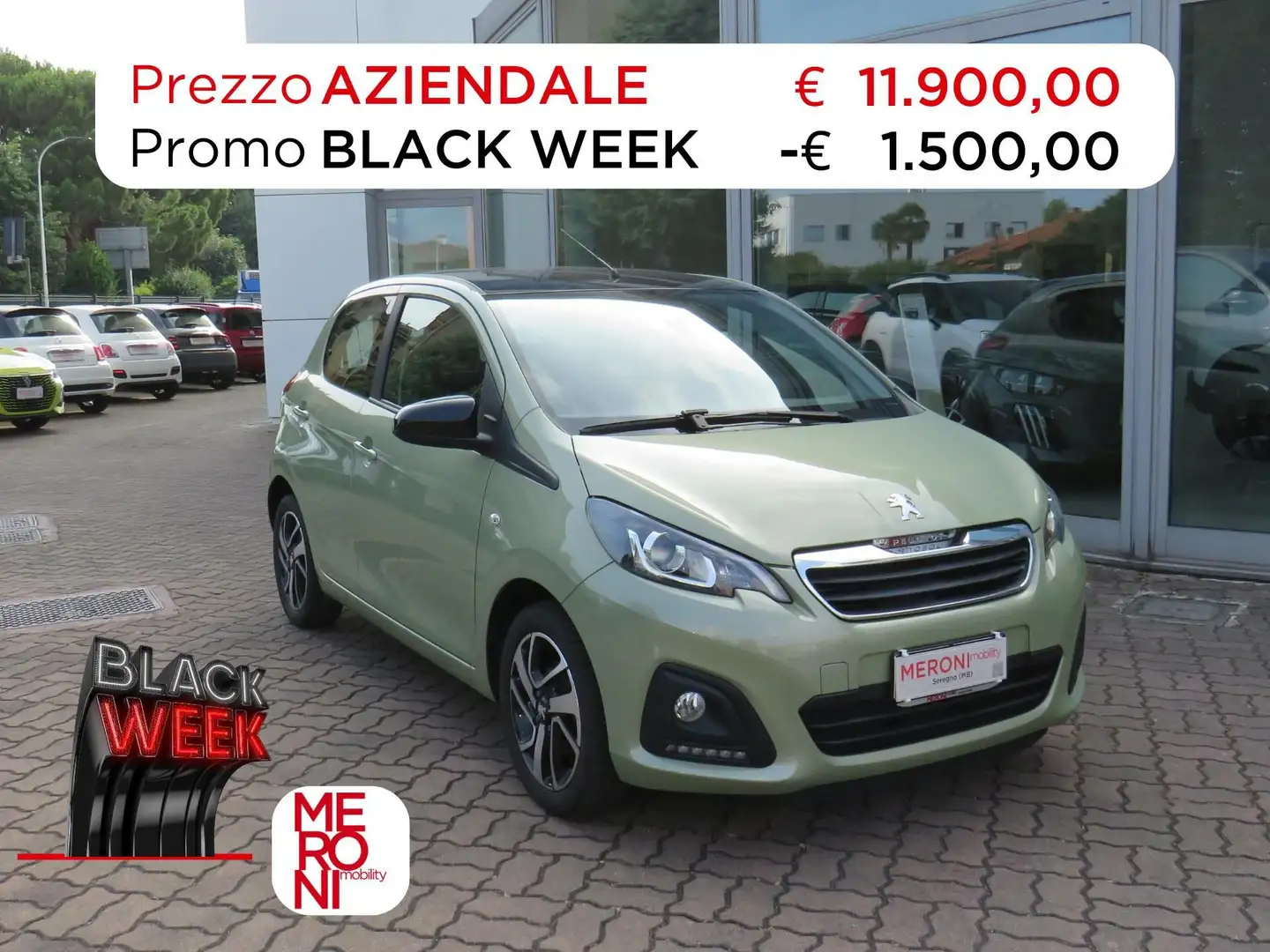 Peugeot 108 VTi 72 S&S 5 porte Active Verde - 1