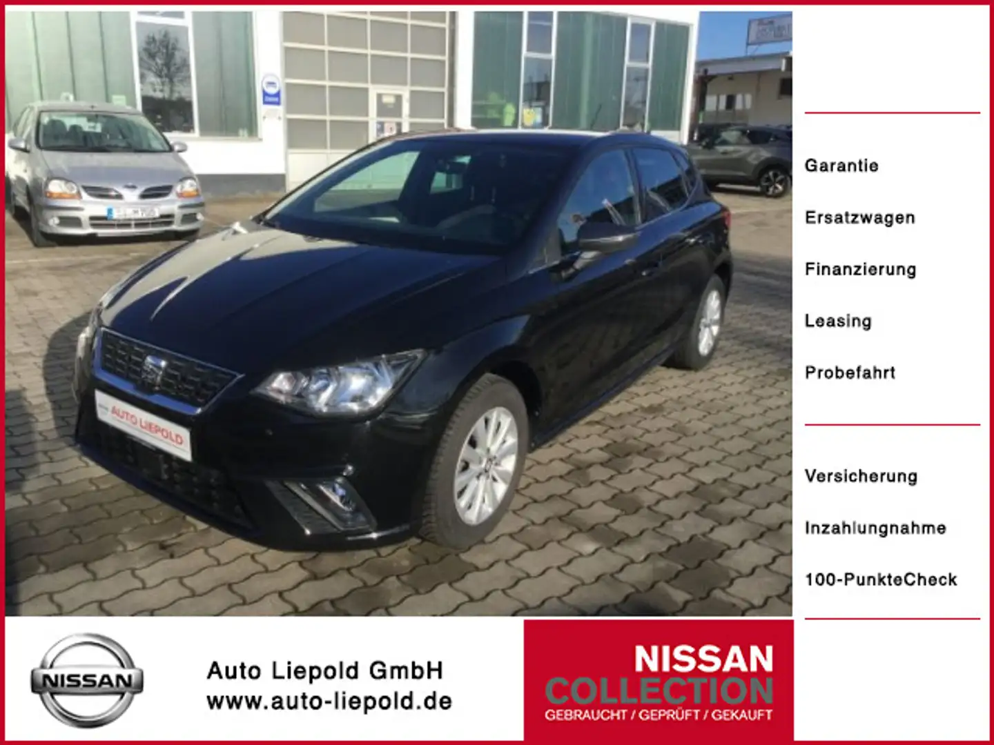 SEAT Ibiza 1.0 TSI Xcellence110PS Schwarz - 1
