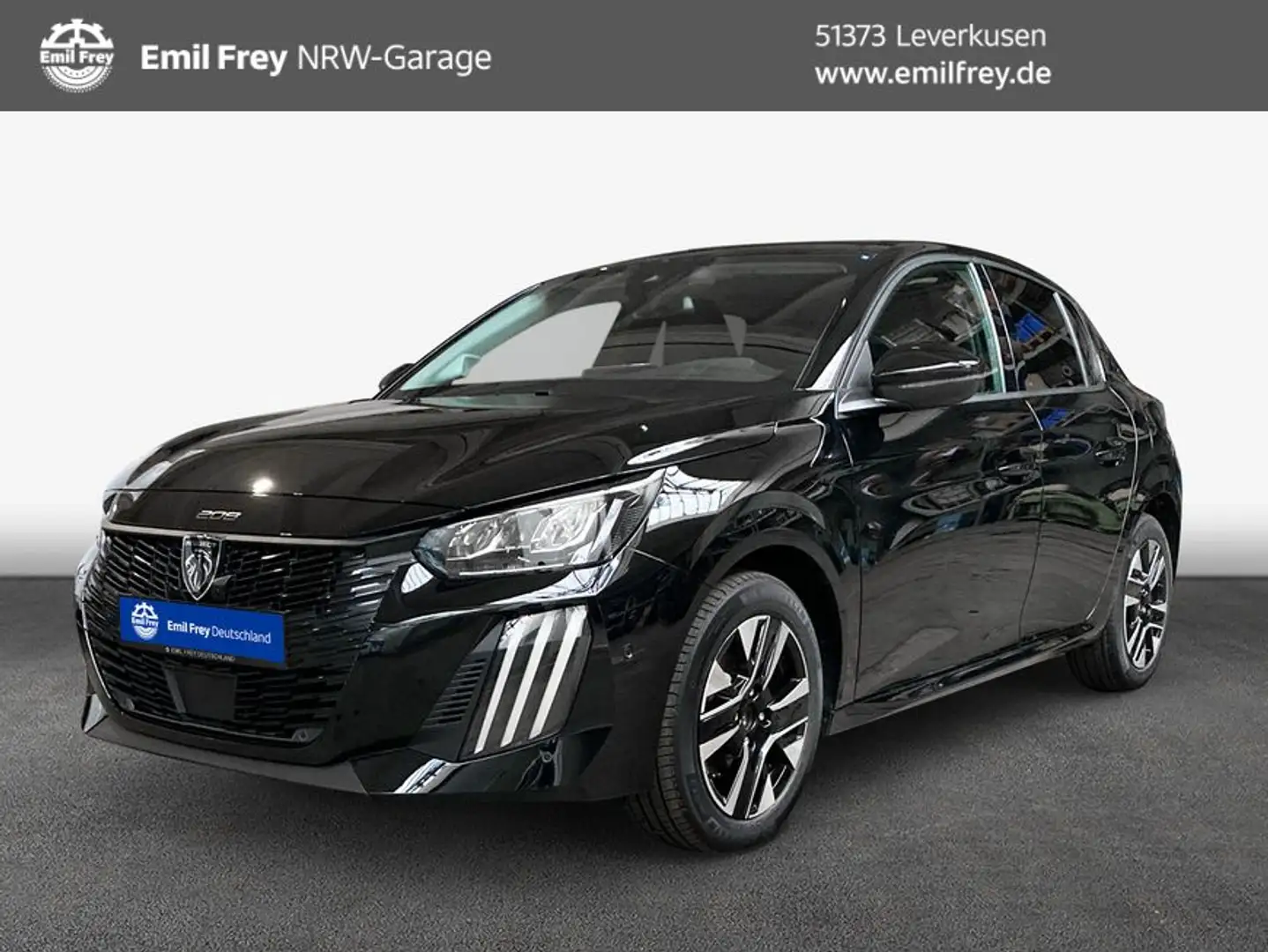 Peugeot 208 PureTech 100 Allure _ Drive-Assist, Navi Schwarz - 1