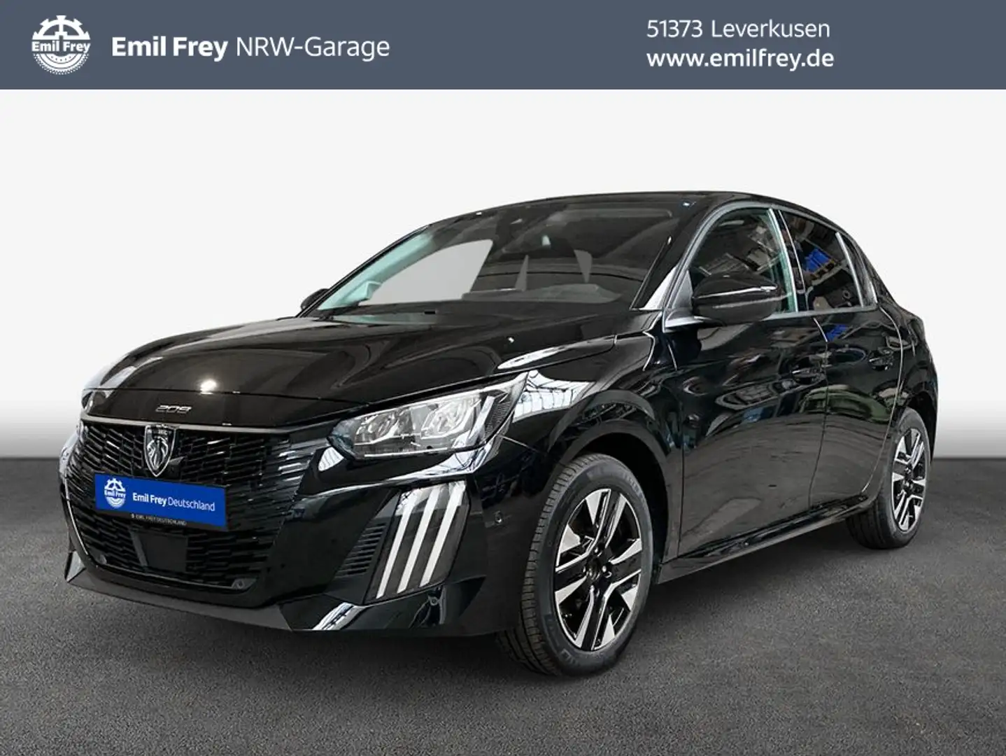Peugeot 208 PureTech 100 Allure _ Drive-Assist, Navi Schwarz - 1