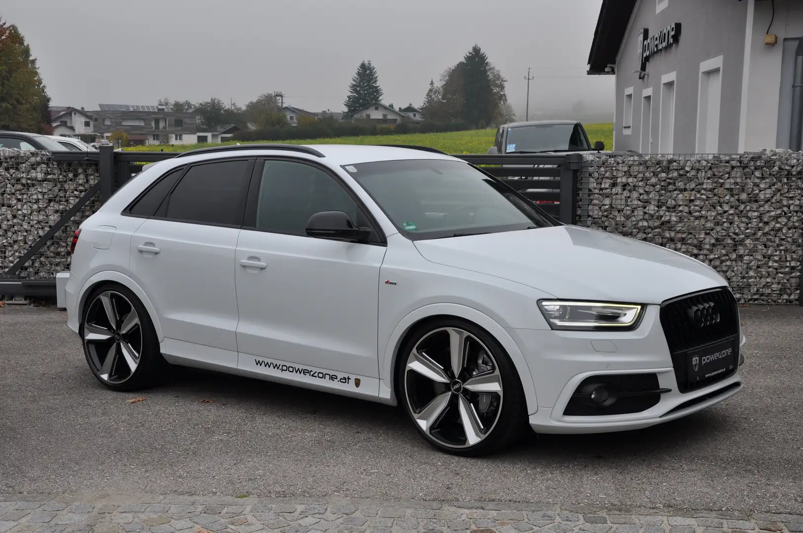 Audi Q3 Q3 2,0 TDI quattro S-tronic Sport s-line H&R Deep Weiß - 1