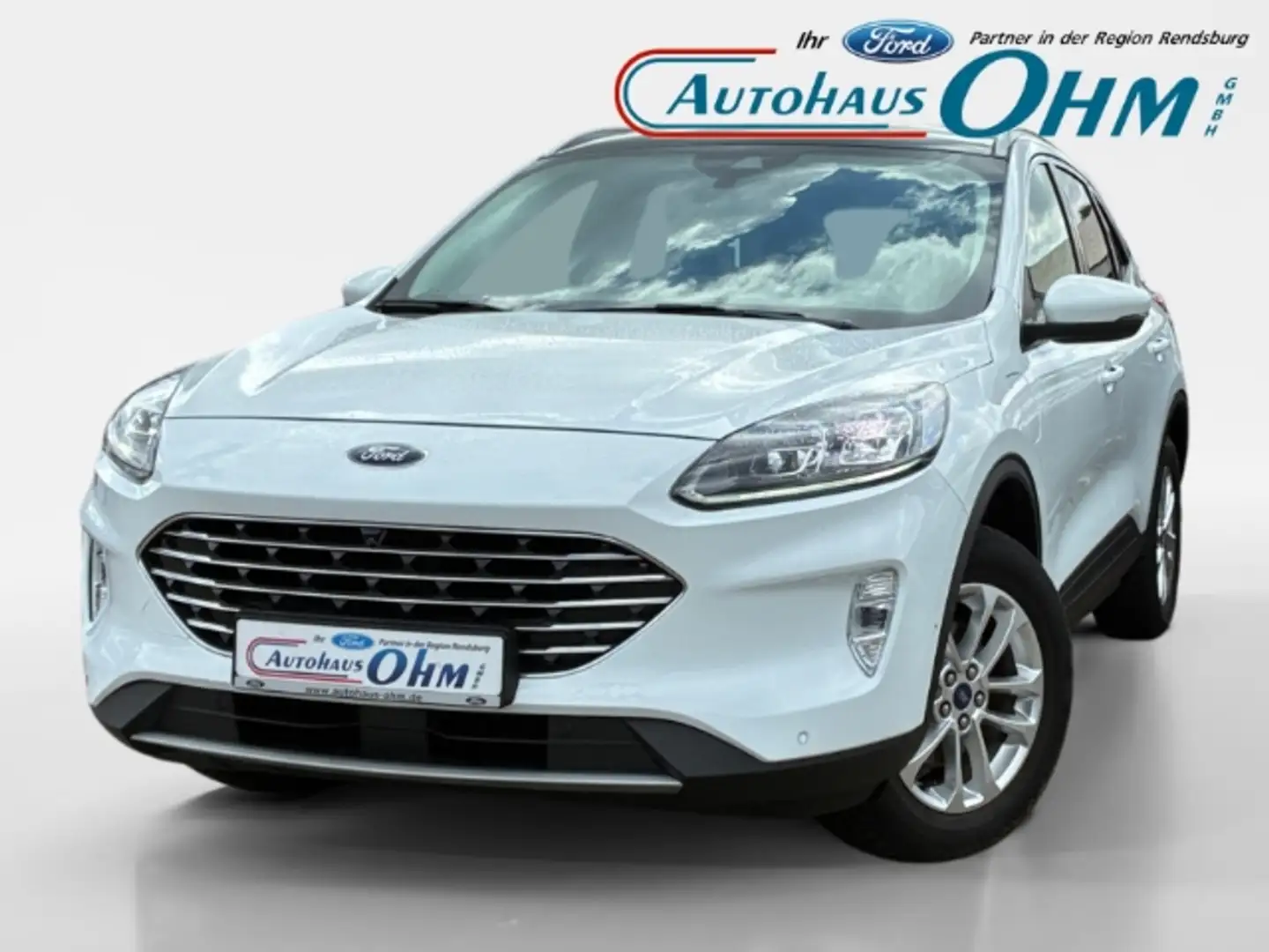 Ford Kuga Titanium X 2.5 PHEV - PANO - AHK - B&O - ACC - Weiß - 1