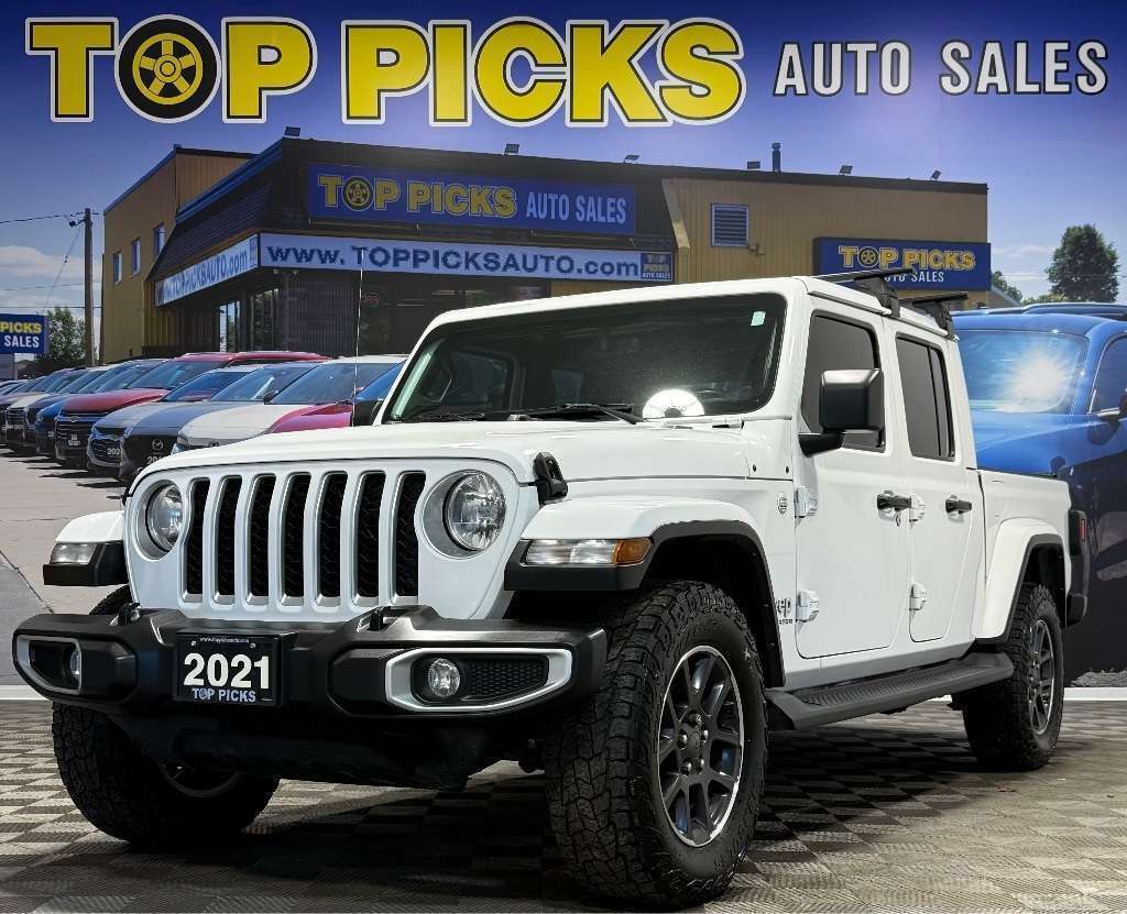 2021 Jeep Gladiator Overland, Leather, Painted Hard Top, One Owner!