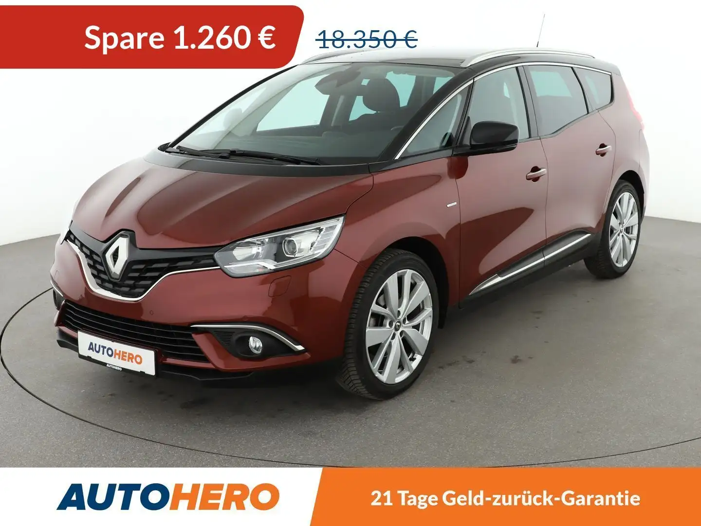 Renault Grand Scenic 1.3 TCe Limited *NAVI*CAM*SHZ*TEMPO*ALU*KLIMA* Rot - 1
