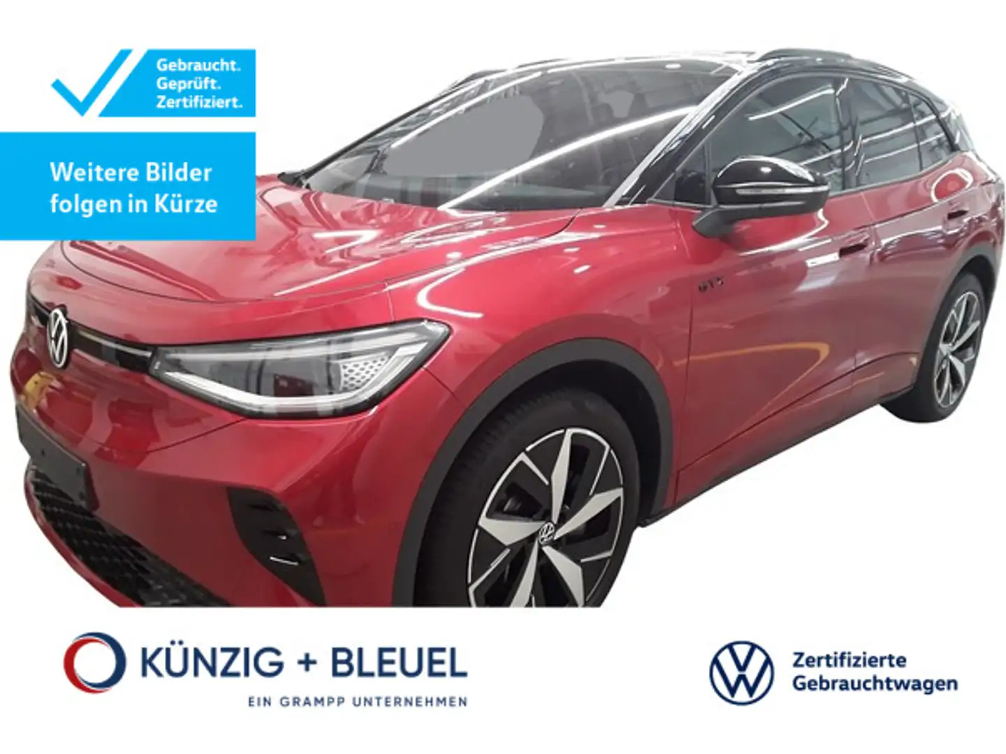 Volkswagen ID.4 ID.4 GTX 4MO*340PS*Nav*Pano*AHK*Harman*DCC* Rot - 1