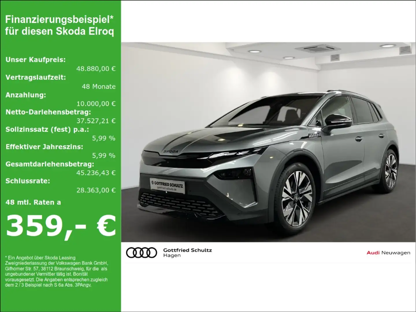 Skoda Elroq 85 Sportline Gris - 1