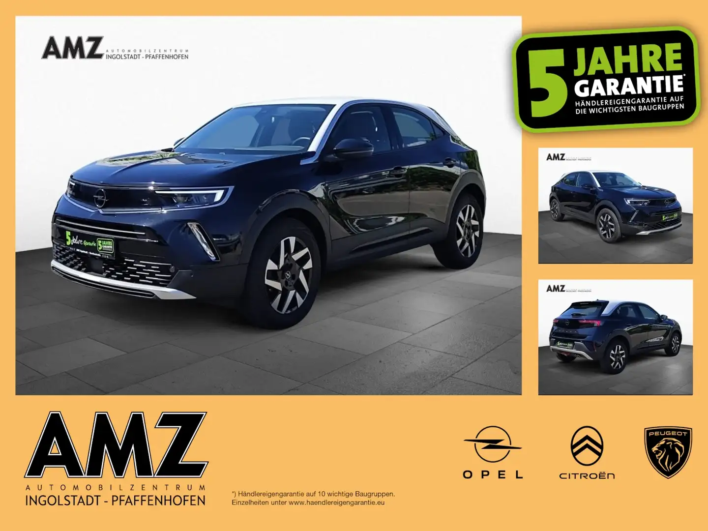 Opel Mokka Elegance MATRIX ACC KAM PDC Klimaauto. Zwart - 1
