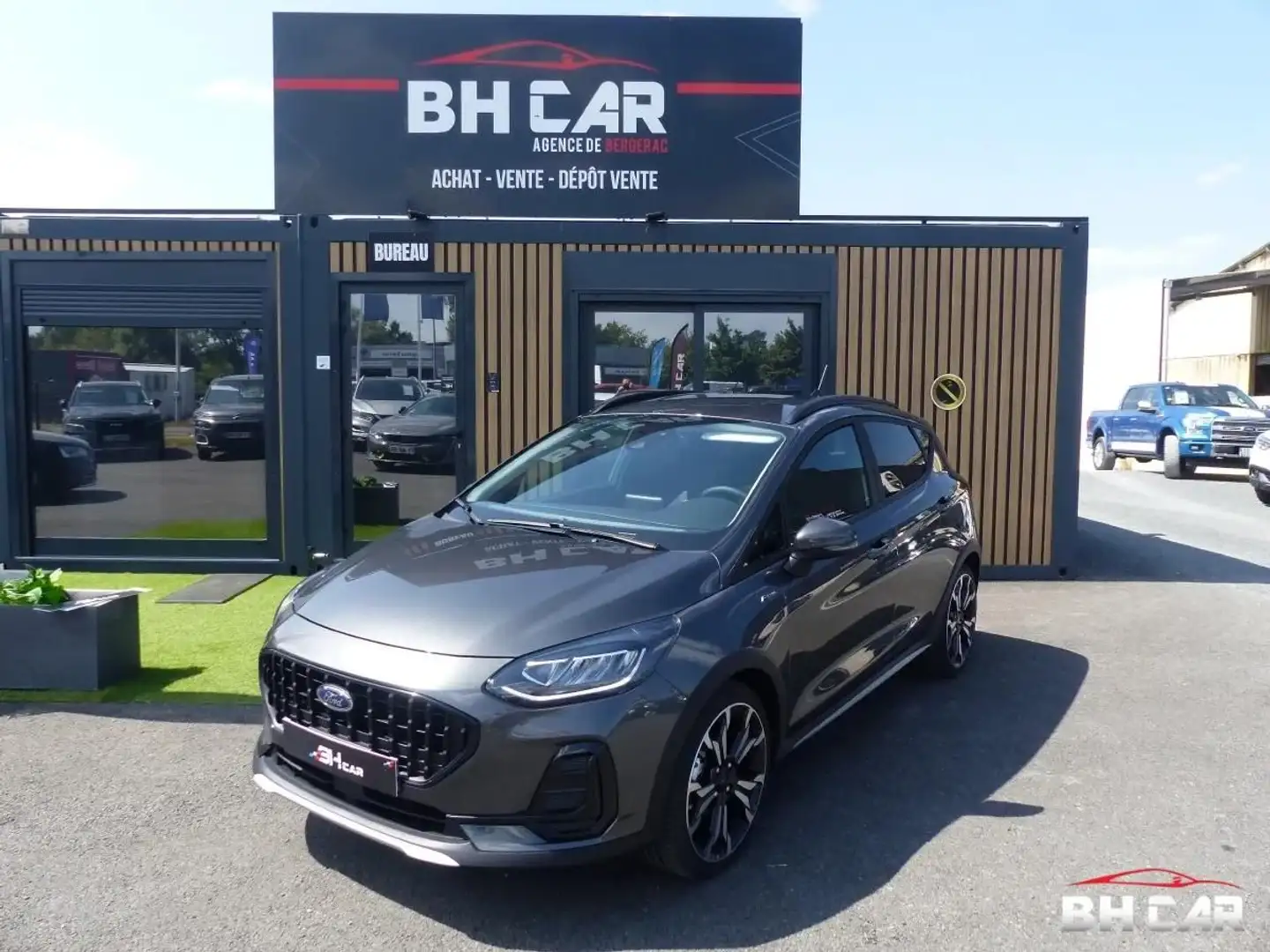 Ford Fiesta 1.0 ECOBOOST 125 MHEV HYBRID ActiveX BVA 1900Kms s Gris - 1