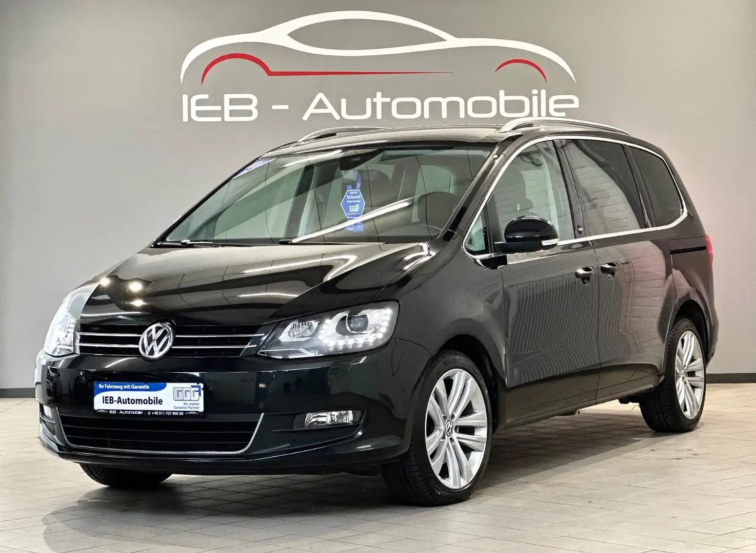 Volkswagen Sharan Sound BMT 2.0/DSG/ACC/Kamera/CarPlay/AHK Чорний - 1