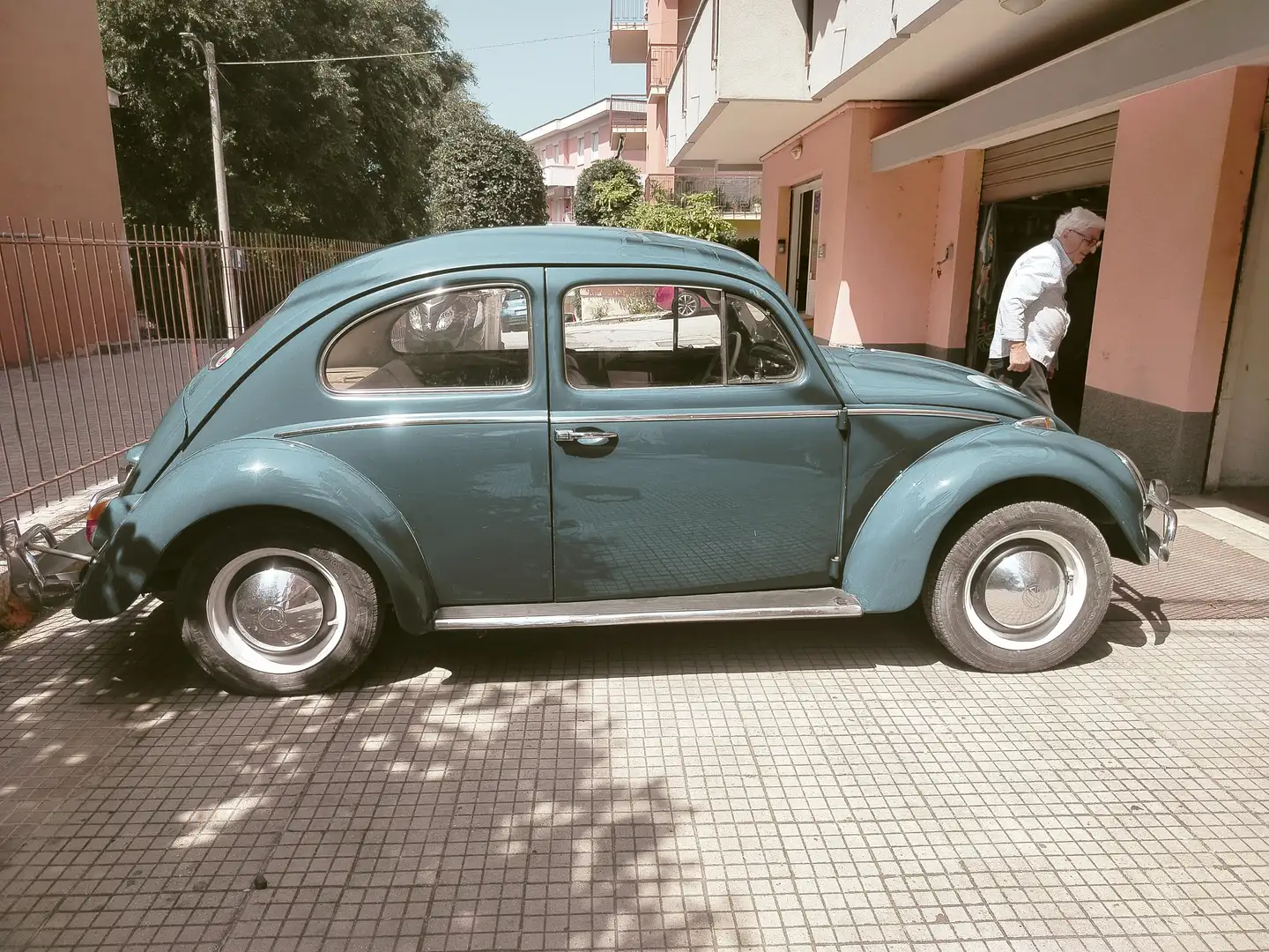 Volkswagen Maggiolino 6 volt Modrá - 2