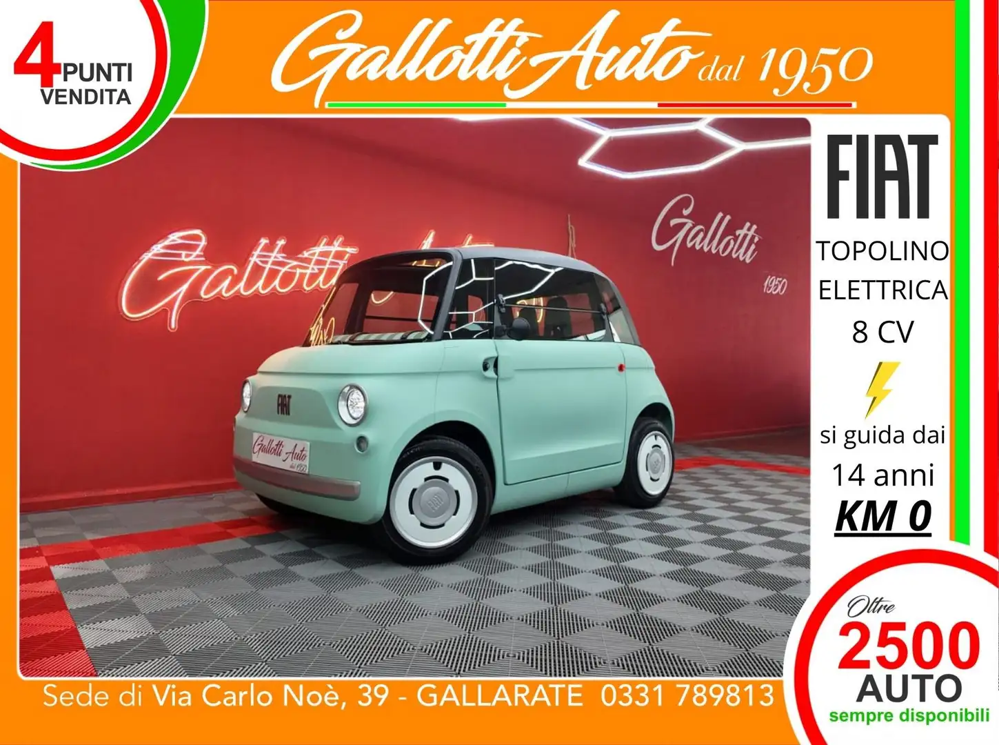 Fiat Topolino GUIDABILE DA 14 ANNI Azul - 1