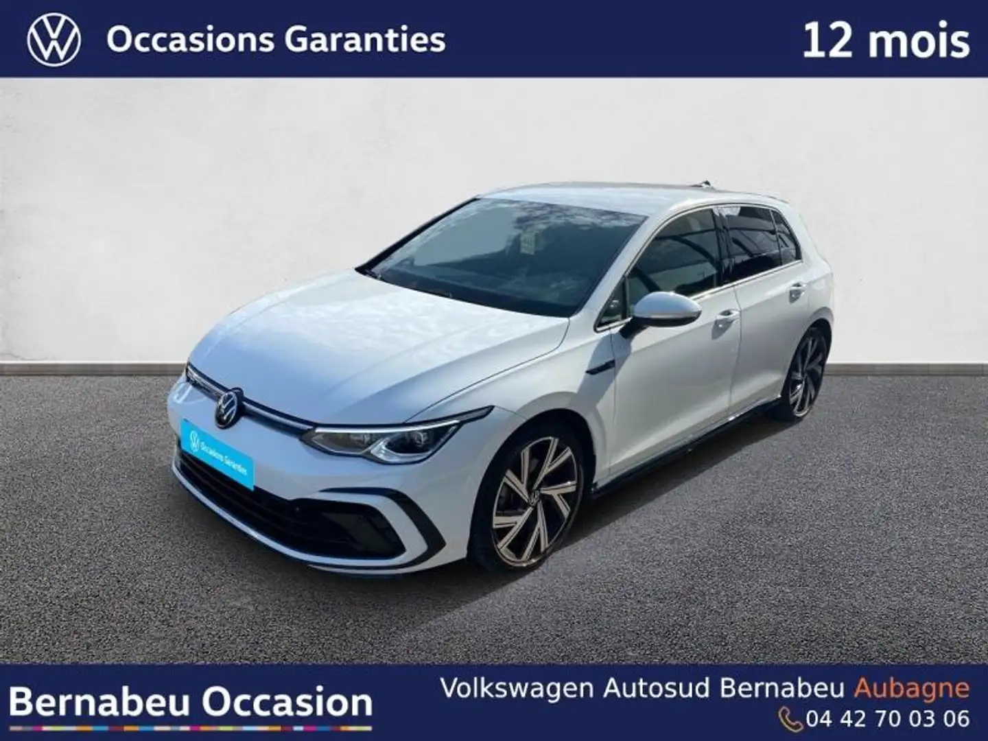 Volkswagen Golf 1.5 eTSI OPF 150ch R-Line DSG7 Blanc - 1