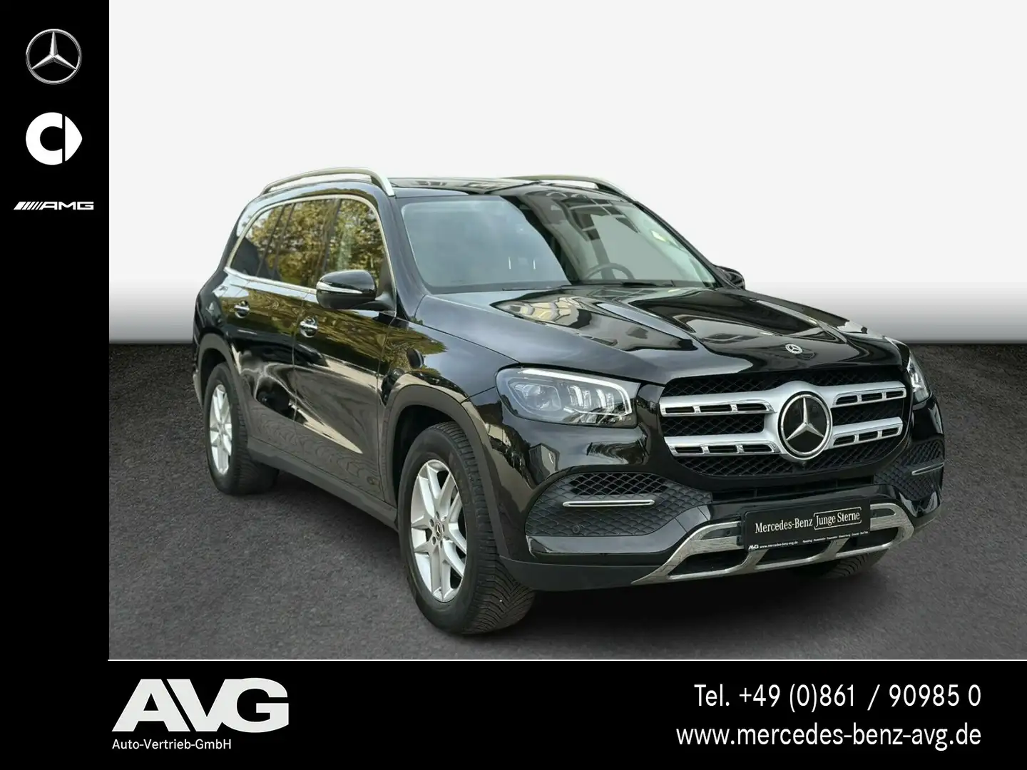 Mercedes-Benz GLS 350 GLS 350 d 4M Distr AHK Pano Sitzklima Excl. Airm Schwarz - 2