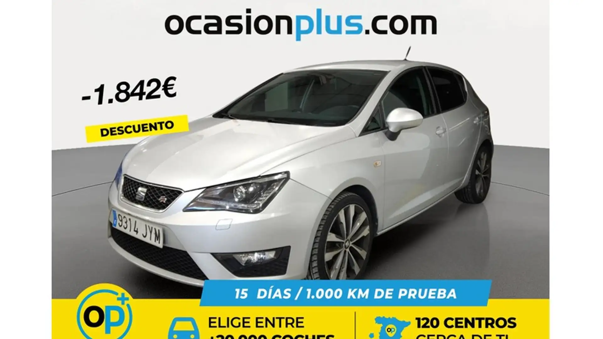 SEAT Ibiza 1.0 EcoTSI S&S FR 110 Silber - 1