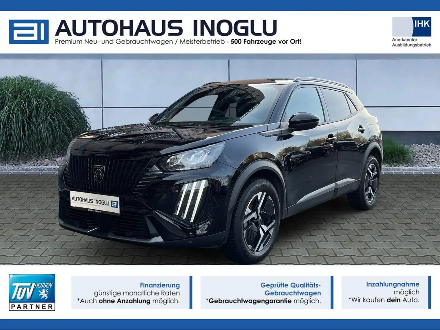 Peugeot 2008 1.2*Navi*Kamera*Shz*ACC*TLeder Negro - 2