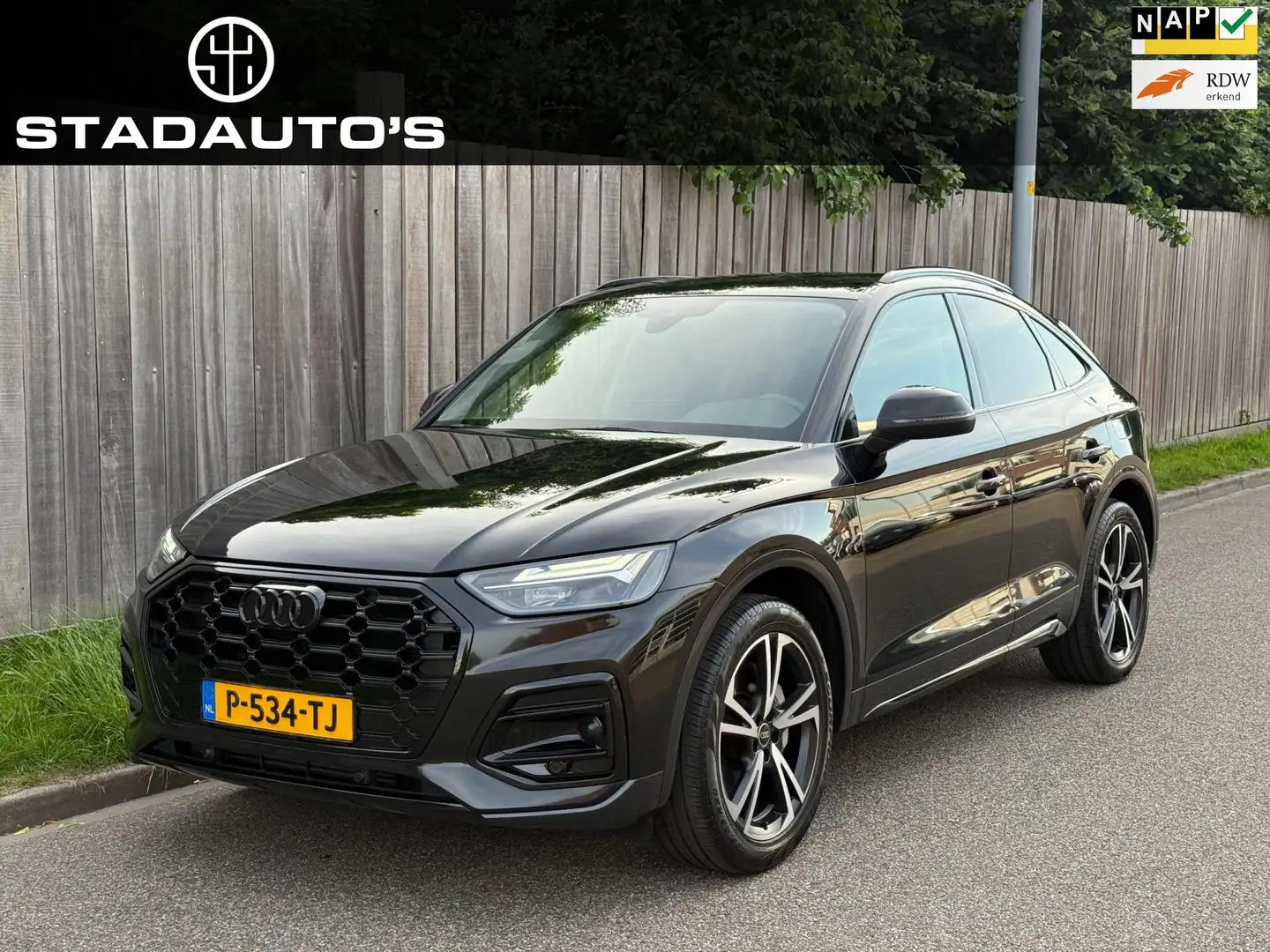 Audi Q5 Sportback 50 TFSI e S edition Camera Black on Blac Noir - 1