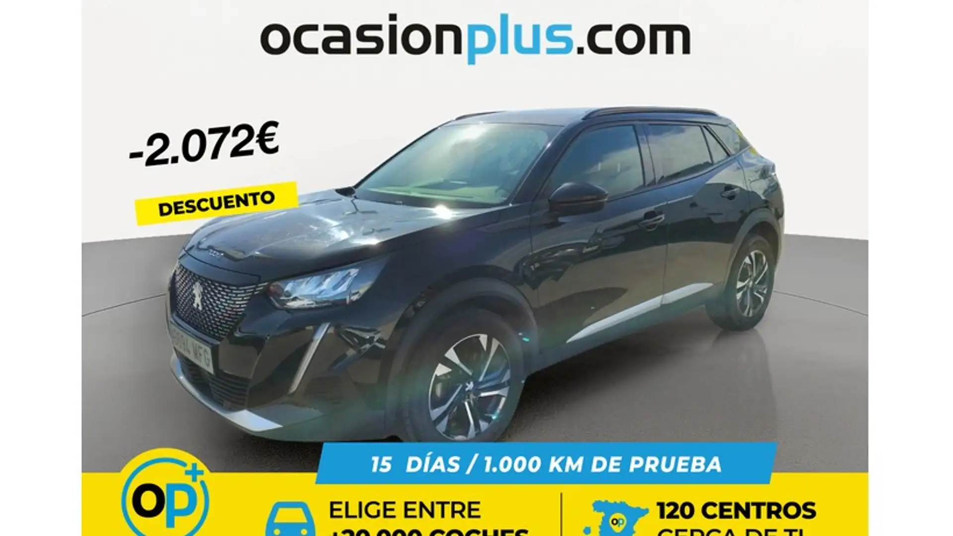 Peugeot 2008 1.2 PureTech S&S Allure 100 Schwarz - 1