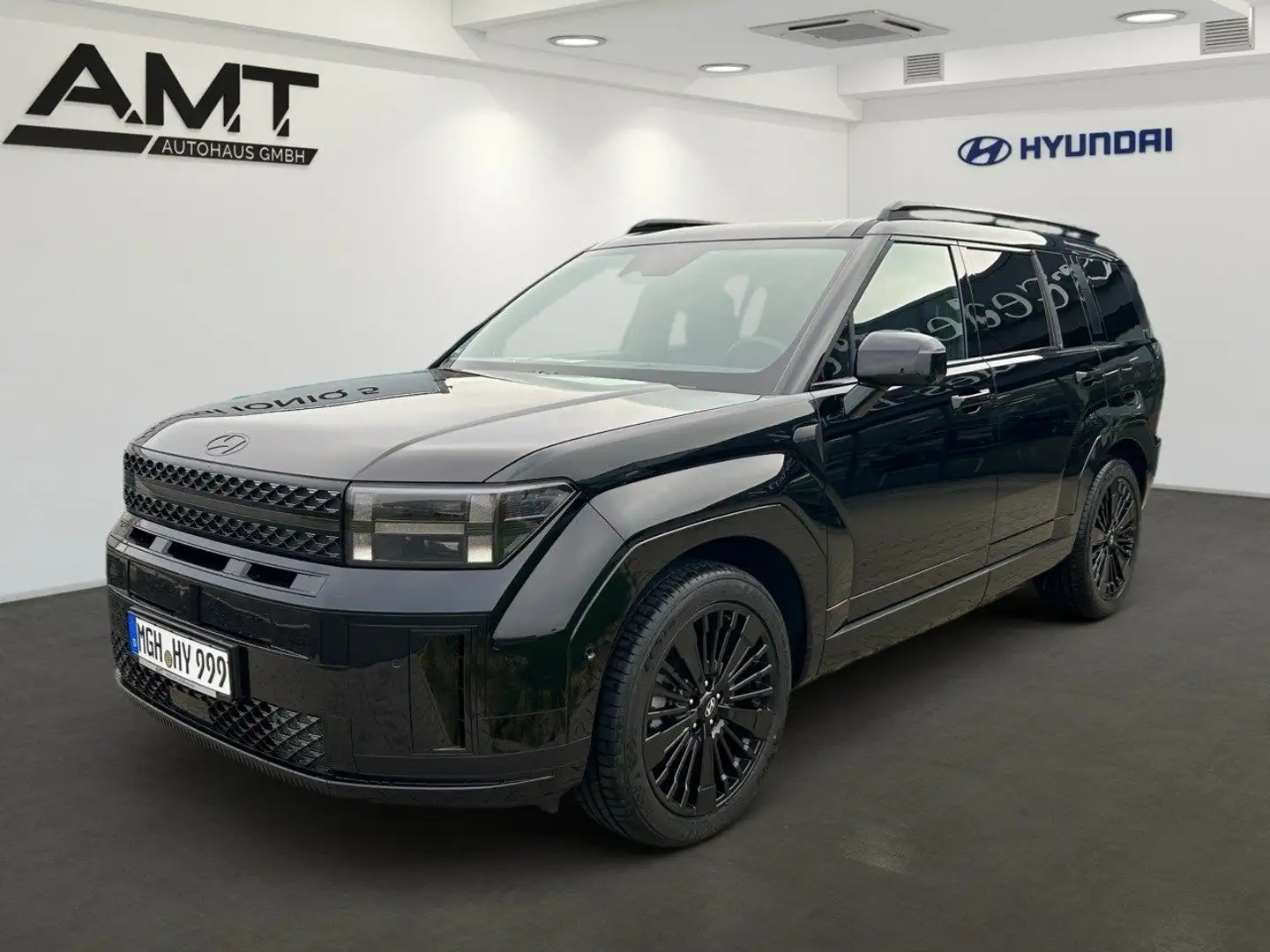 Hyundai SANTA FE 1.6 T-GDI HEV 4WD Blackline*Pano*Kamera Noir - 1