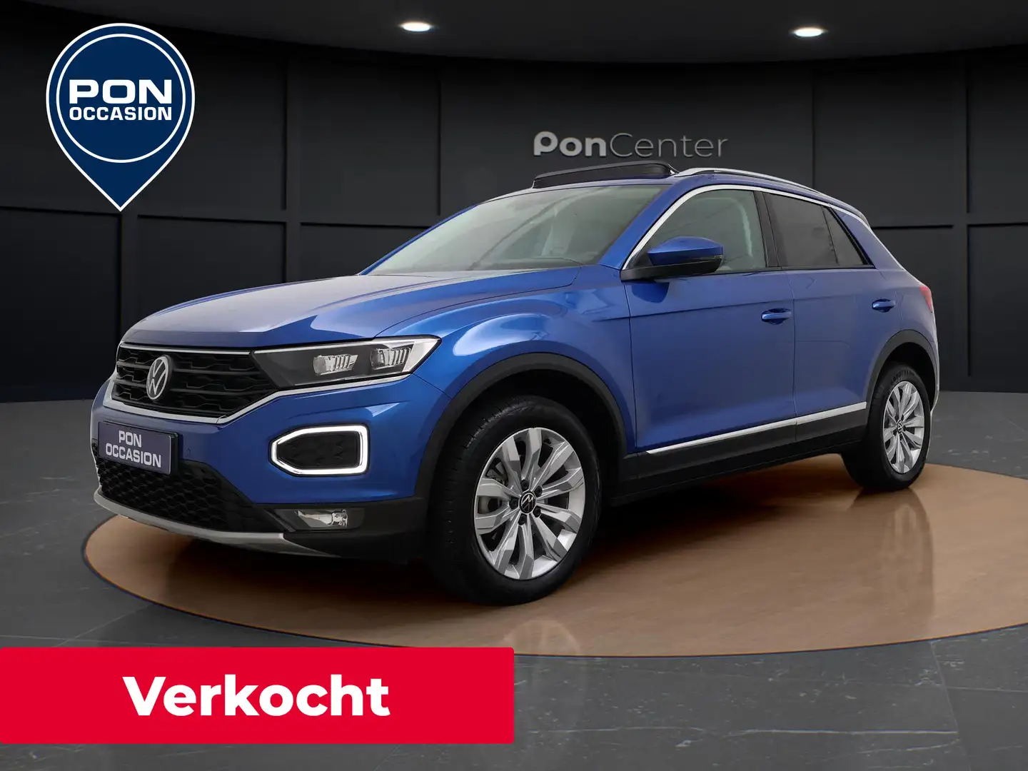 Volkswagen T-Roc 1.5 TSI 150PK Sport DSG | Pano.Dak | Camera | Full Blauw - 1
