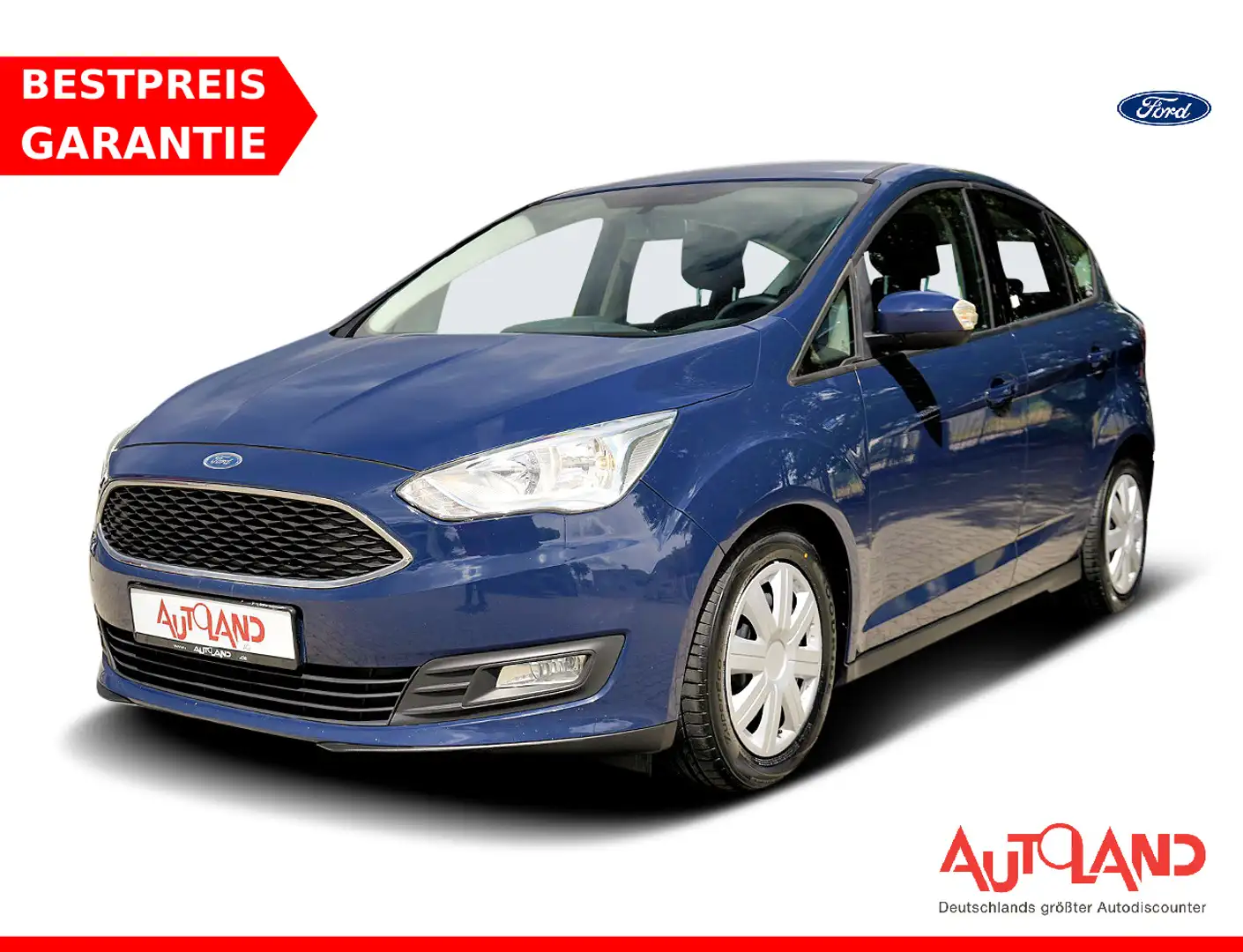 Ford C-Max 1.0 EcoBoost Tempomat Sitzheizung Klima Bleu - 1
