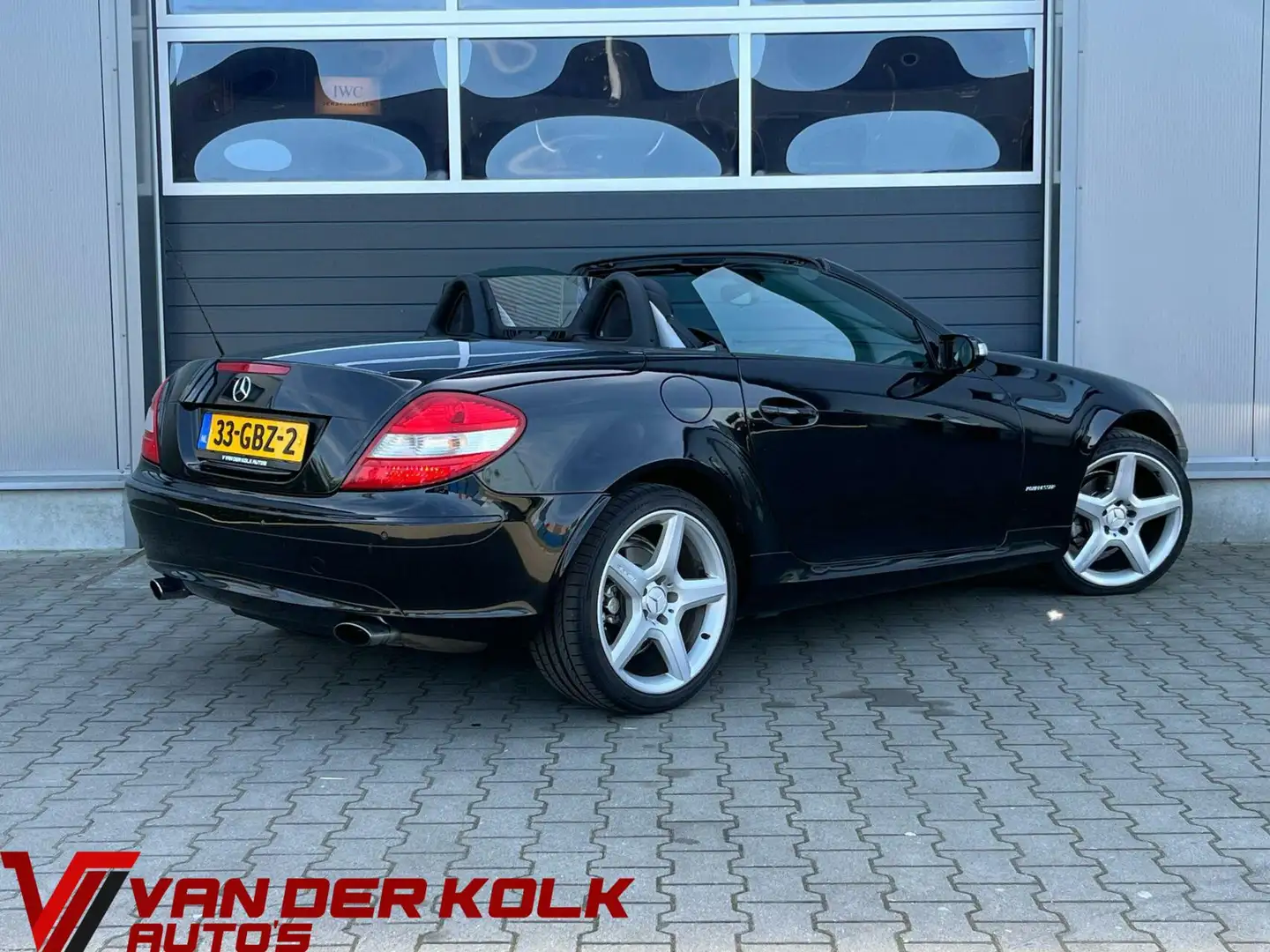Mercedes-Benz SLK 200 K Automaat Leder Cruise Zwart - 2